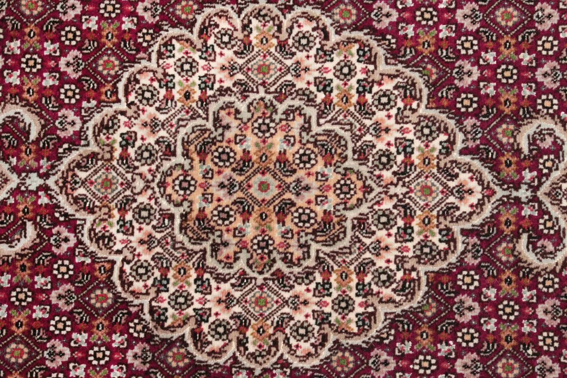 Handgeknüpfter Täbriz Perserteppich, 80 × 395 cm, Wolle & Seide