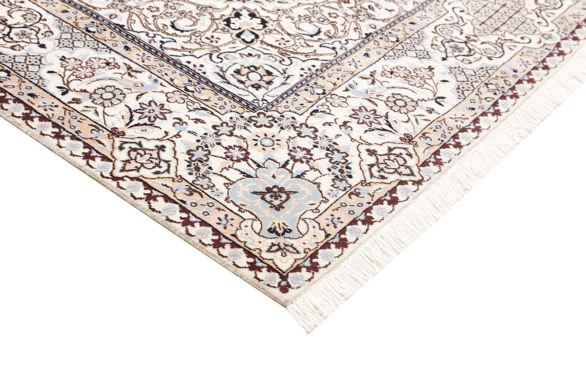 Nain Perserteppich 201 × 309 cm aus Wolle, handgeknüpft