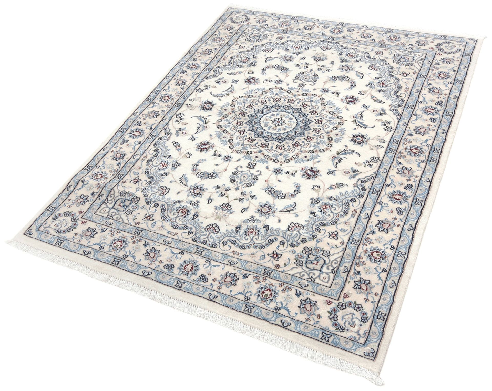 Handgeknüpfter Nain Perserteppich 110 × 156 cm