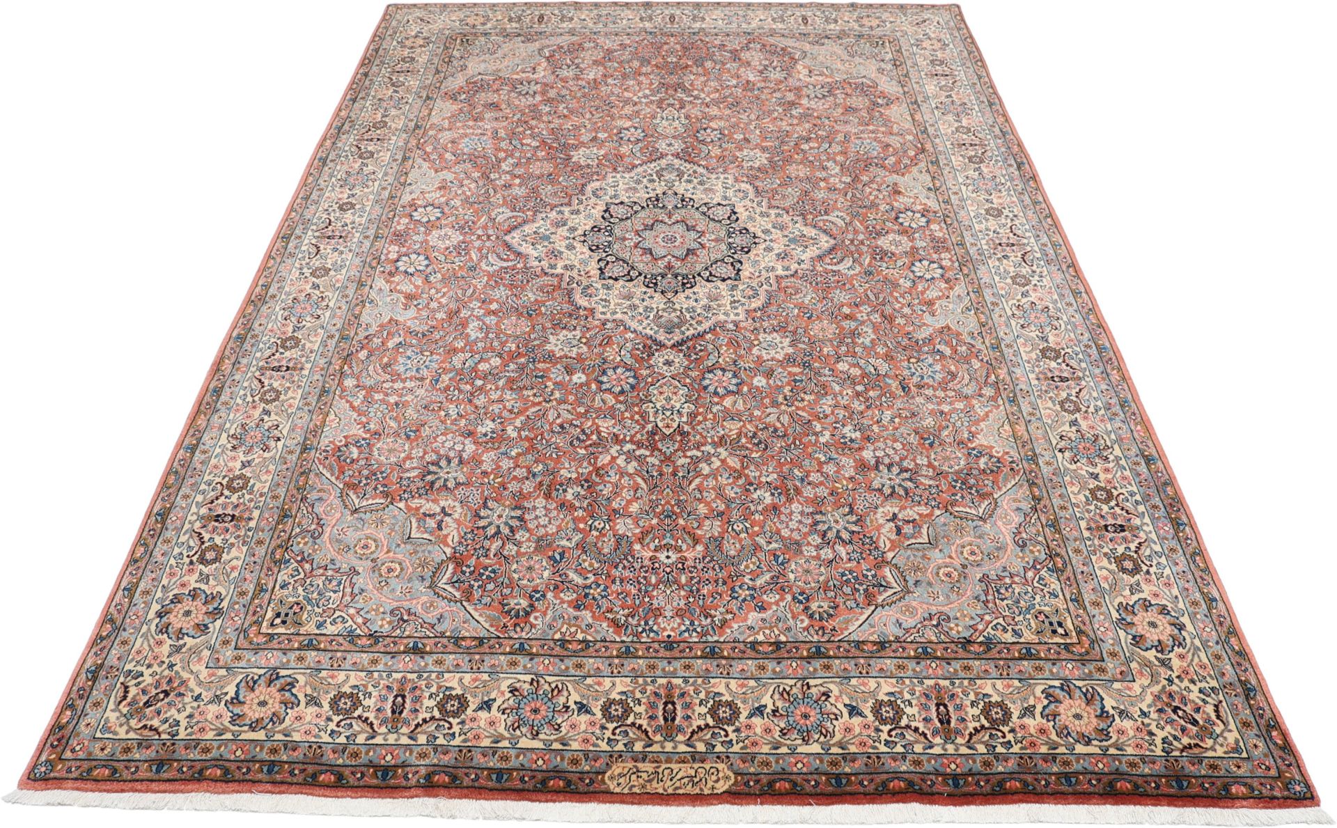 Kerman Perserteppich aus Iran, 197 × 295 cm