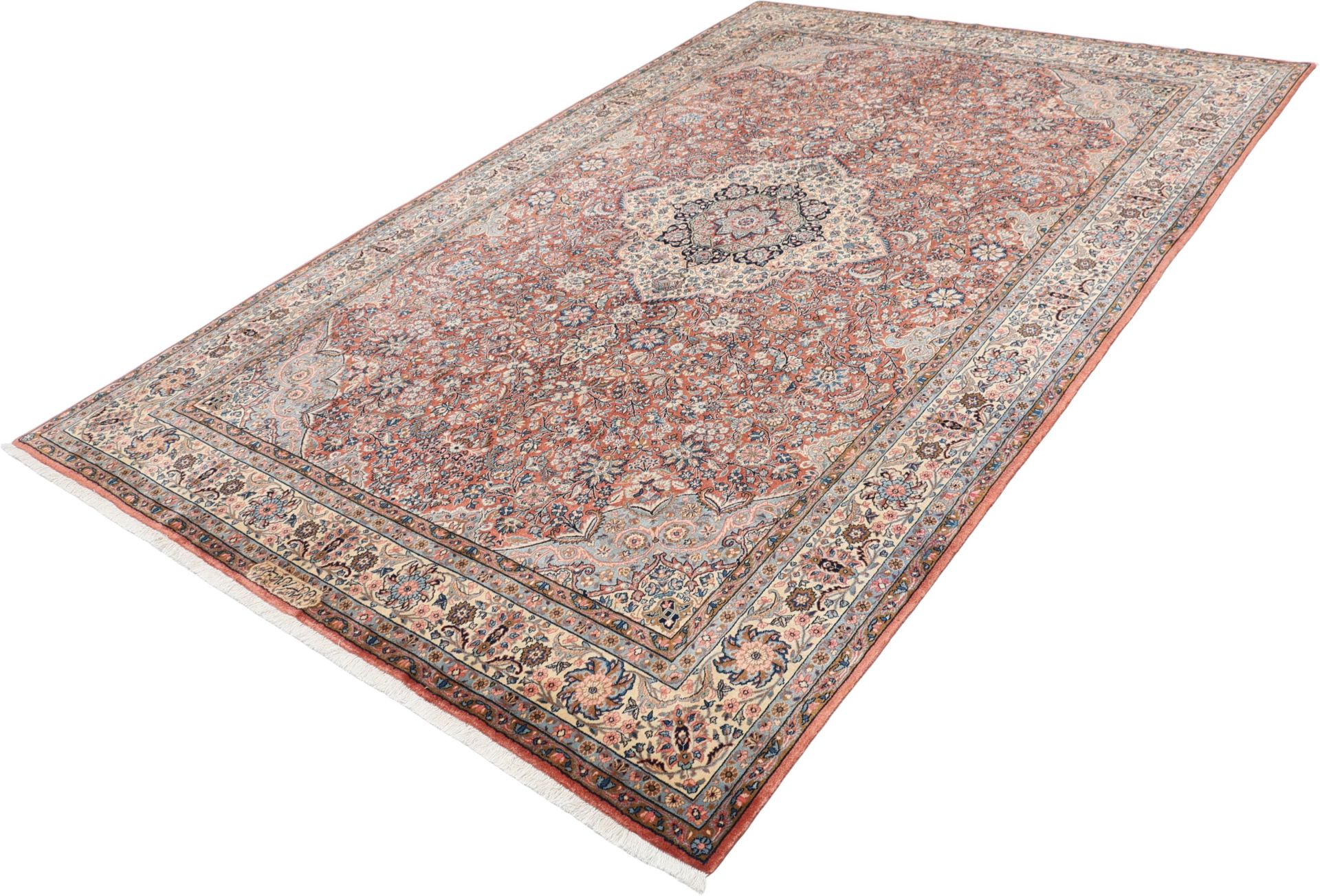 Kerman Perserteppich aus Iran, 197 × 295 cm