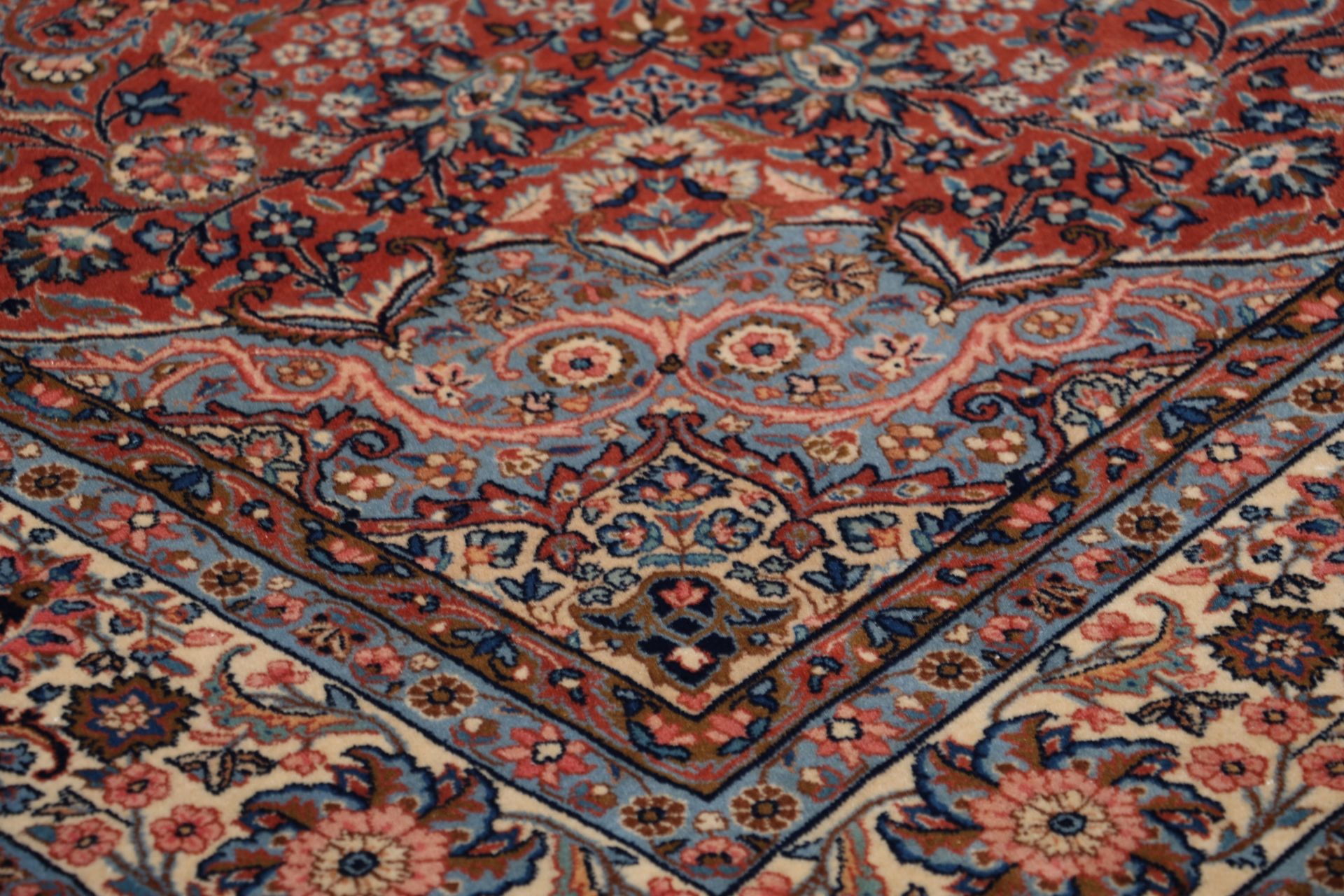 Kerman Perserteppich aus Iran, 197 × 295 cm