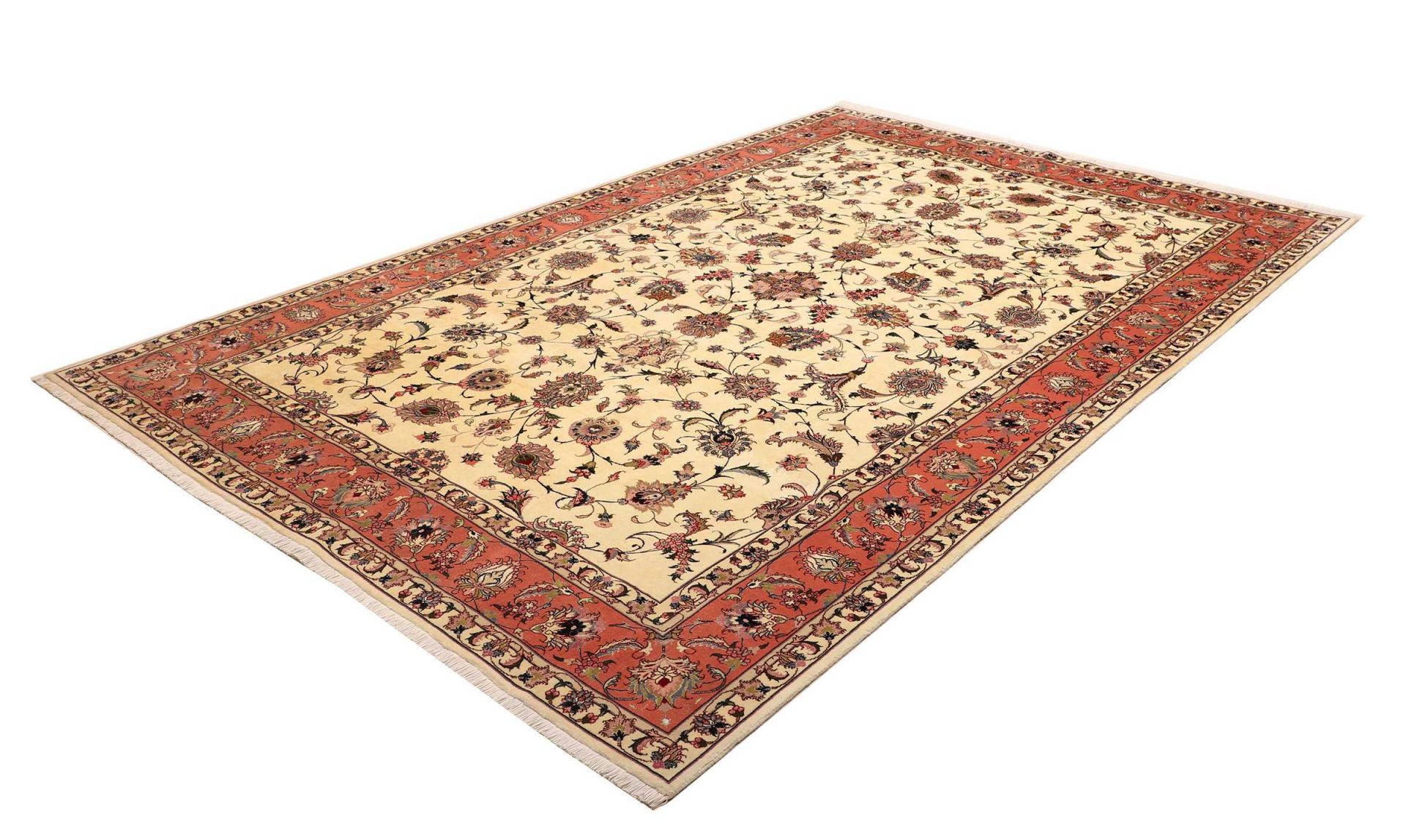 perserteppich-tabriz-203-x-307-cm-schurwolle-handgeknupft-hochwertig-1 Handgeknüpfter Täbriz Perserteppich 203 × 307 cm