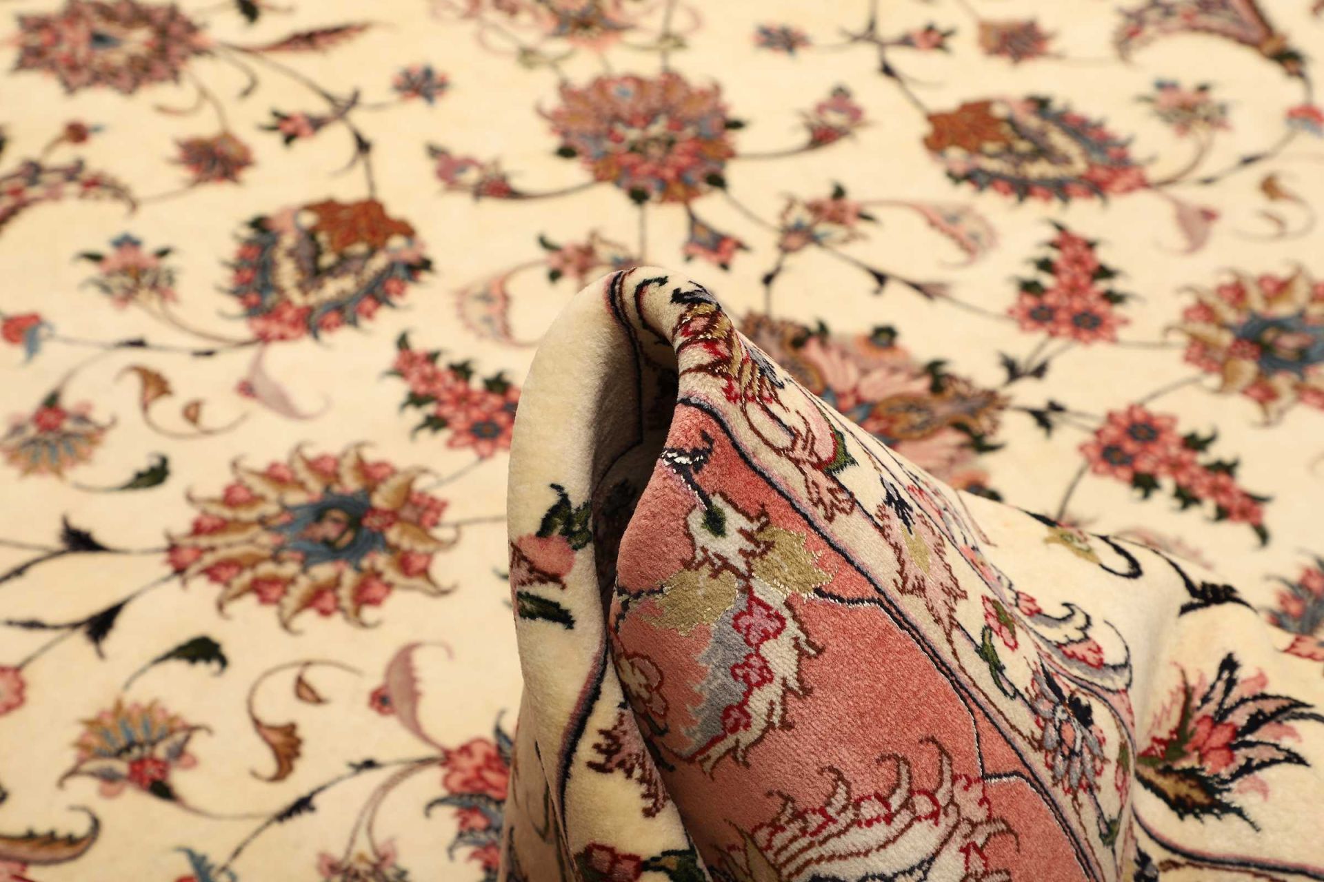perserteppich-tabriz-203-x-307-cm-schurwolle-handgeknupft-hochwertig-8 Handgeknüpfter Täbriz Perserteppich 203 × 307 cm