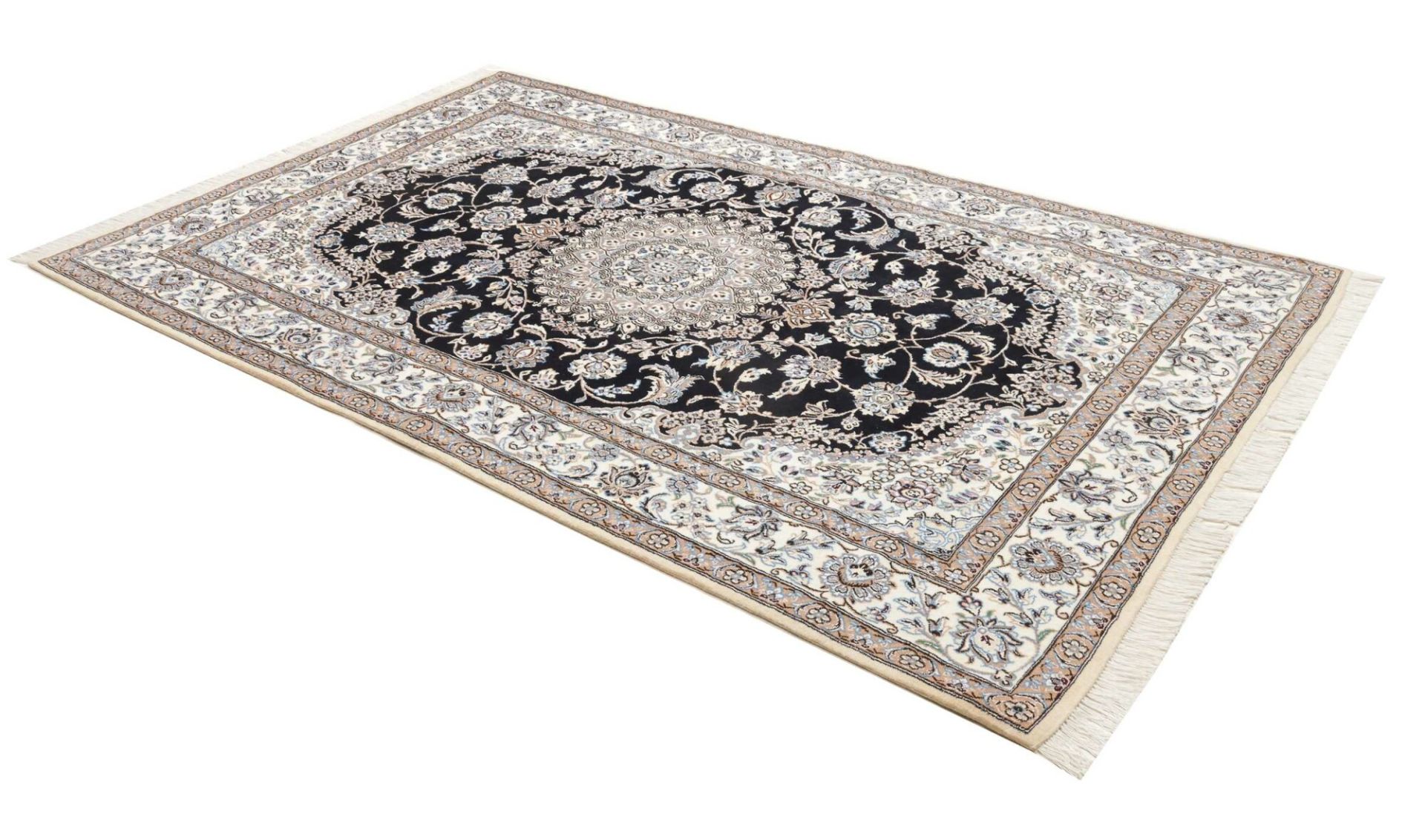 perserteppich-nain-161-x-260-cm-schurwolle-handgeknupft-exklusiv-2 Handgeknüpfter Nain Perserteppich, 161 × 260 cm, Wolle