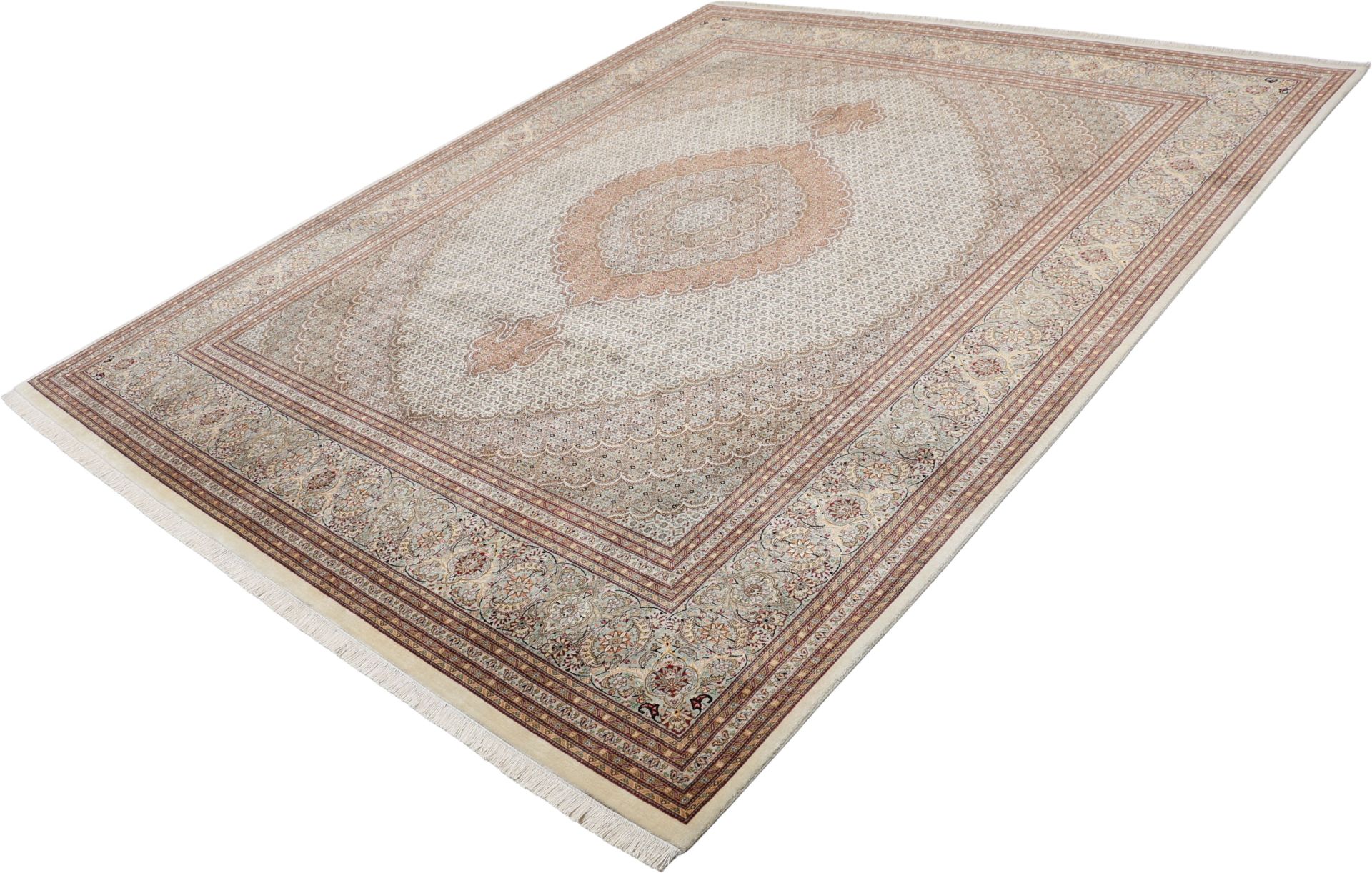 perserteppich-tabriz-255-x-310-cm-schurwolle-seide-handgeknupft-2 Handgeknüpfter Täbriz Perserteppich, 255 × 310 cm, Wolle & Seide