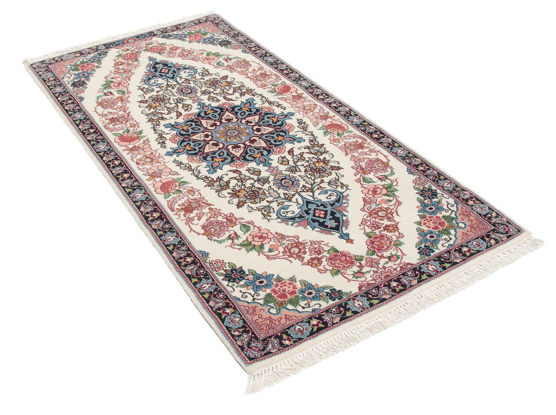perserteppich-isfahan-58-x-128-cm-schurwolle-seide-handgeknupft-1 Isfahan Perserteppich aus Iran, 58 × 128 cm