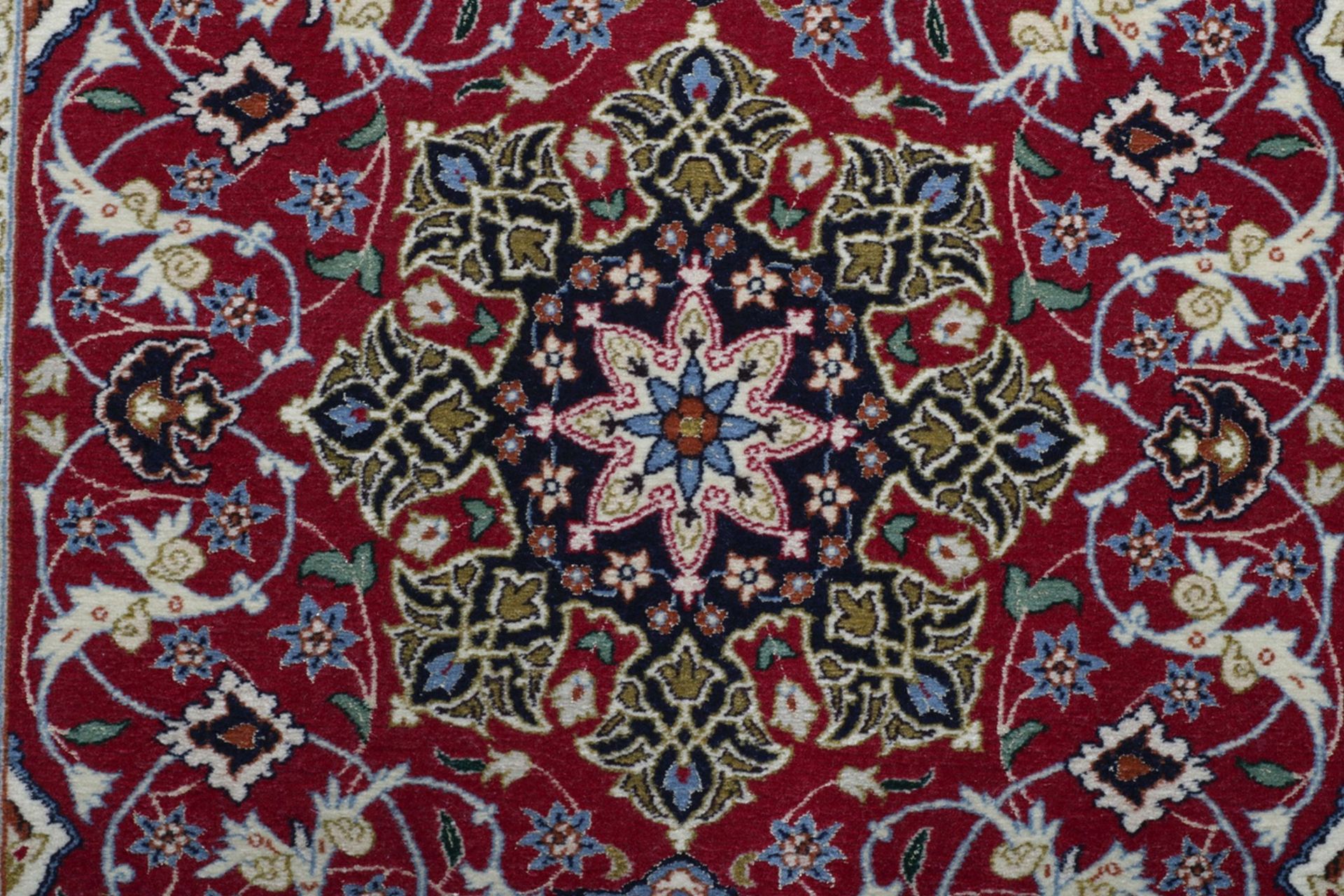 Handgeknüpfter Isfahan Perserteppich 73 × 104 cm