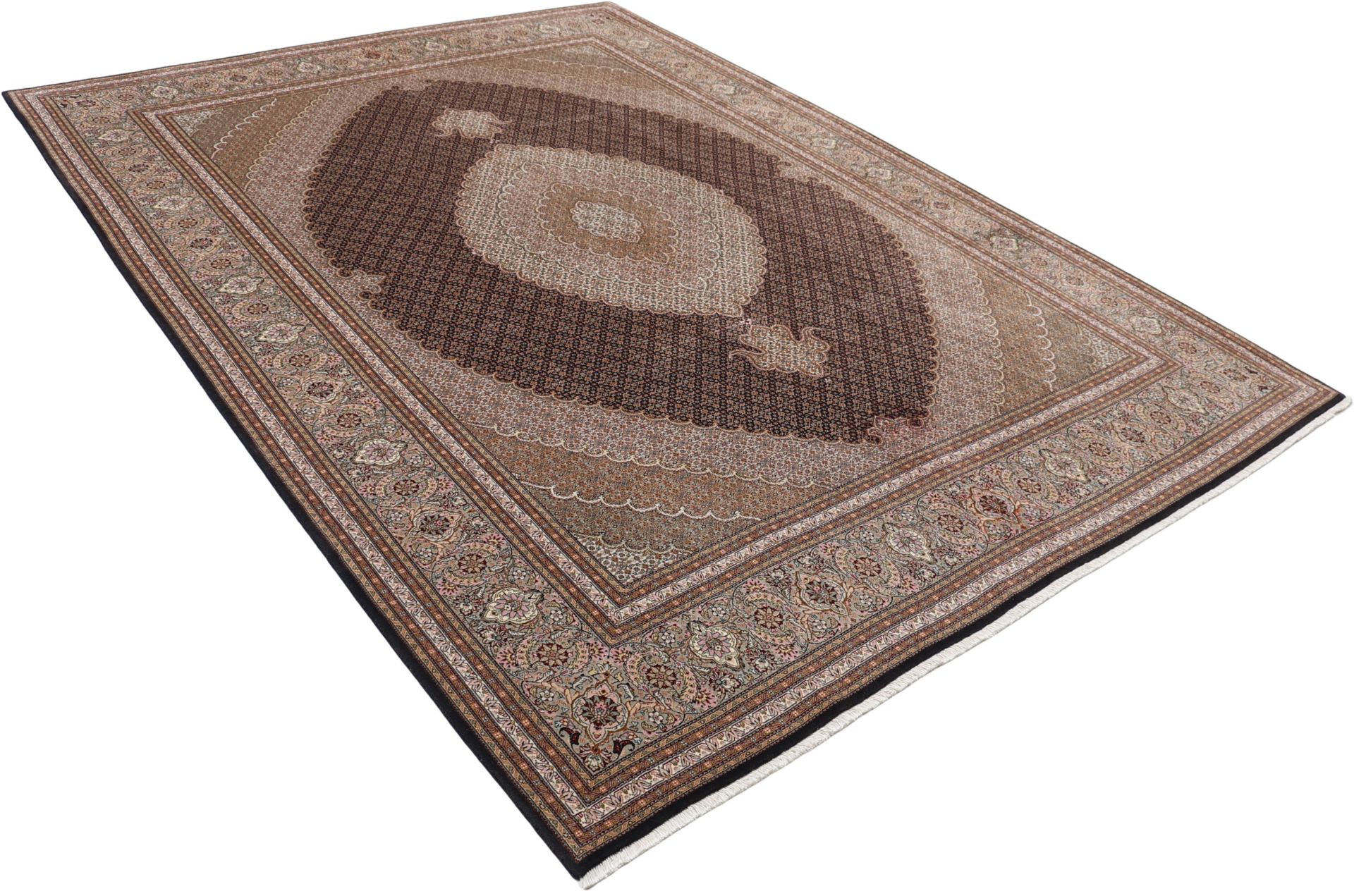 Täbriz Perserteppich aus Iran, 253 × 348 cm