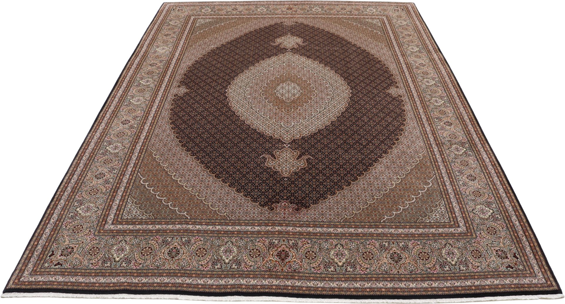 Täbriz Perserteppich aus Iran, 253 × 348 cm