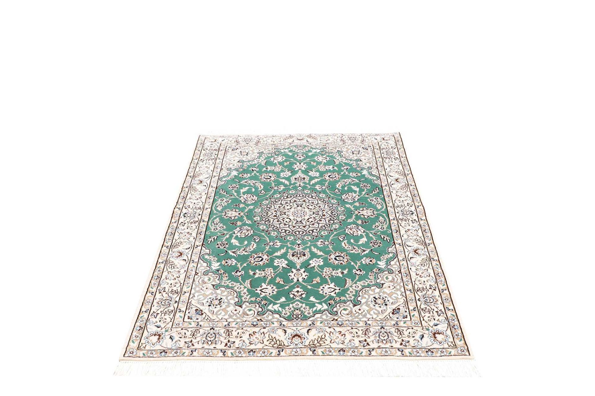 Nain Perserteppich 104 × 149 cm aus Wolle, handgeknüpft
