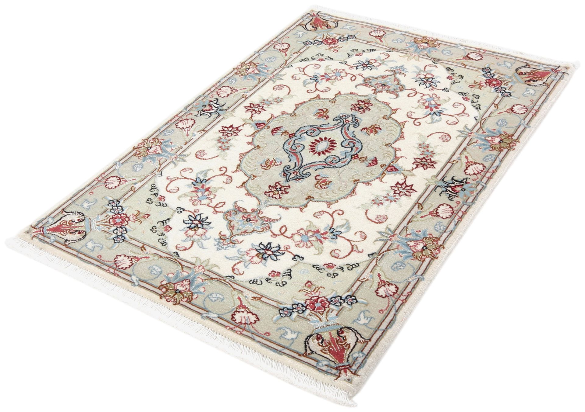 Täbriz Perserteppich aus Iran, 62 × 95 cm