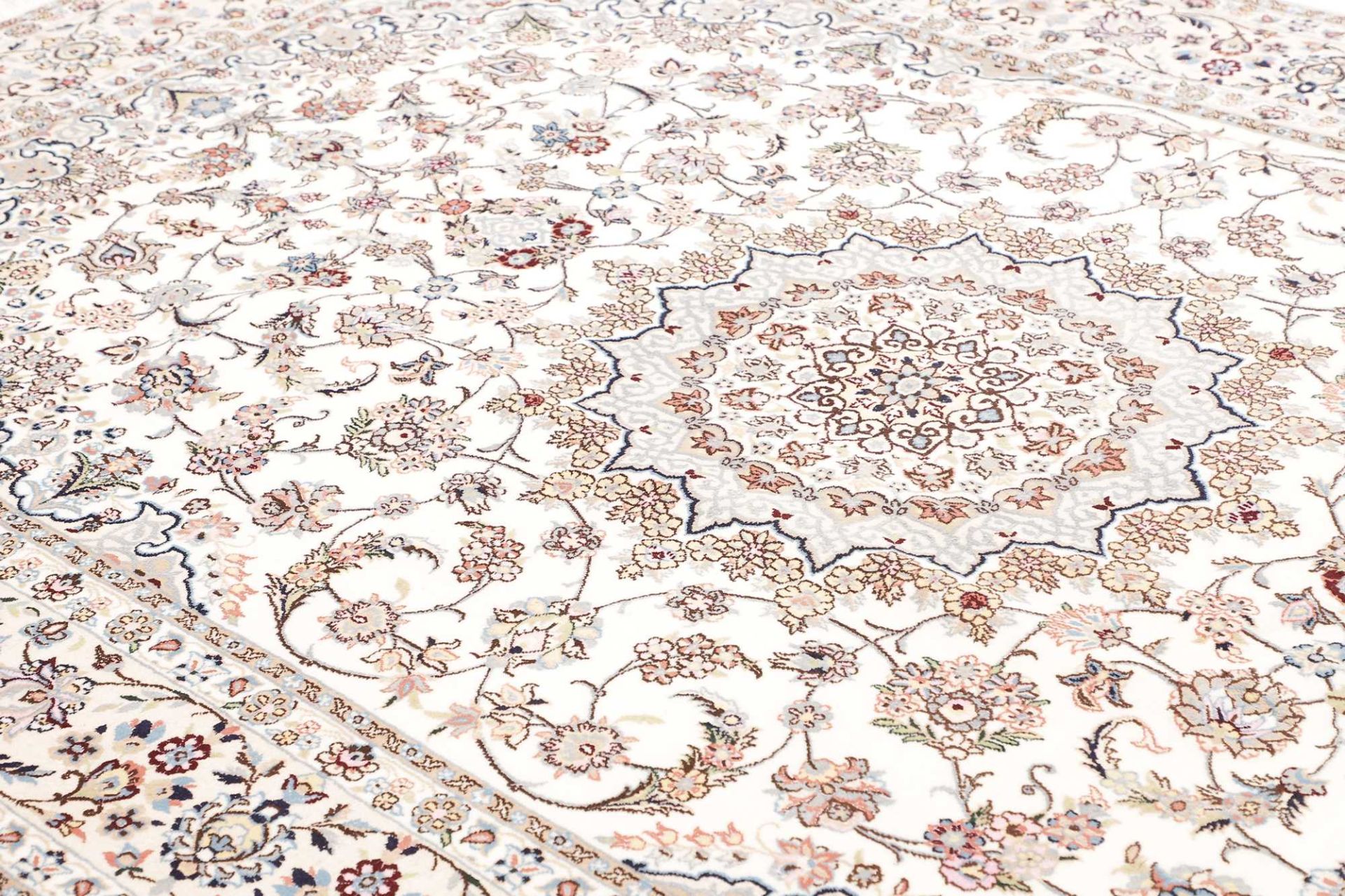 Handgeknüpfter Nain Perserteppich, 209 × 317 cm, Wolle