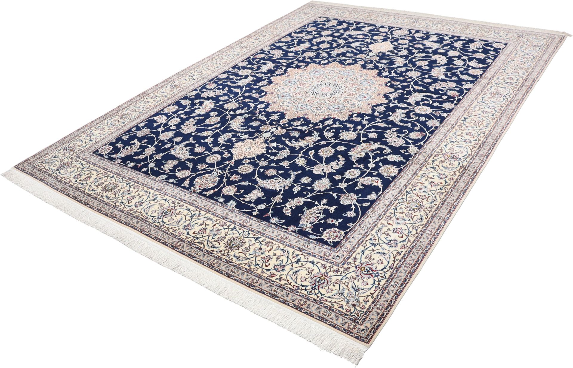 Handgeknüpfter Nain Perserteppich 260 × 355 cm