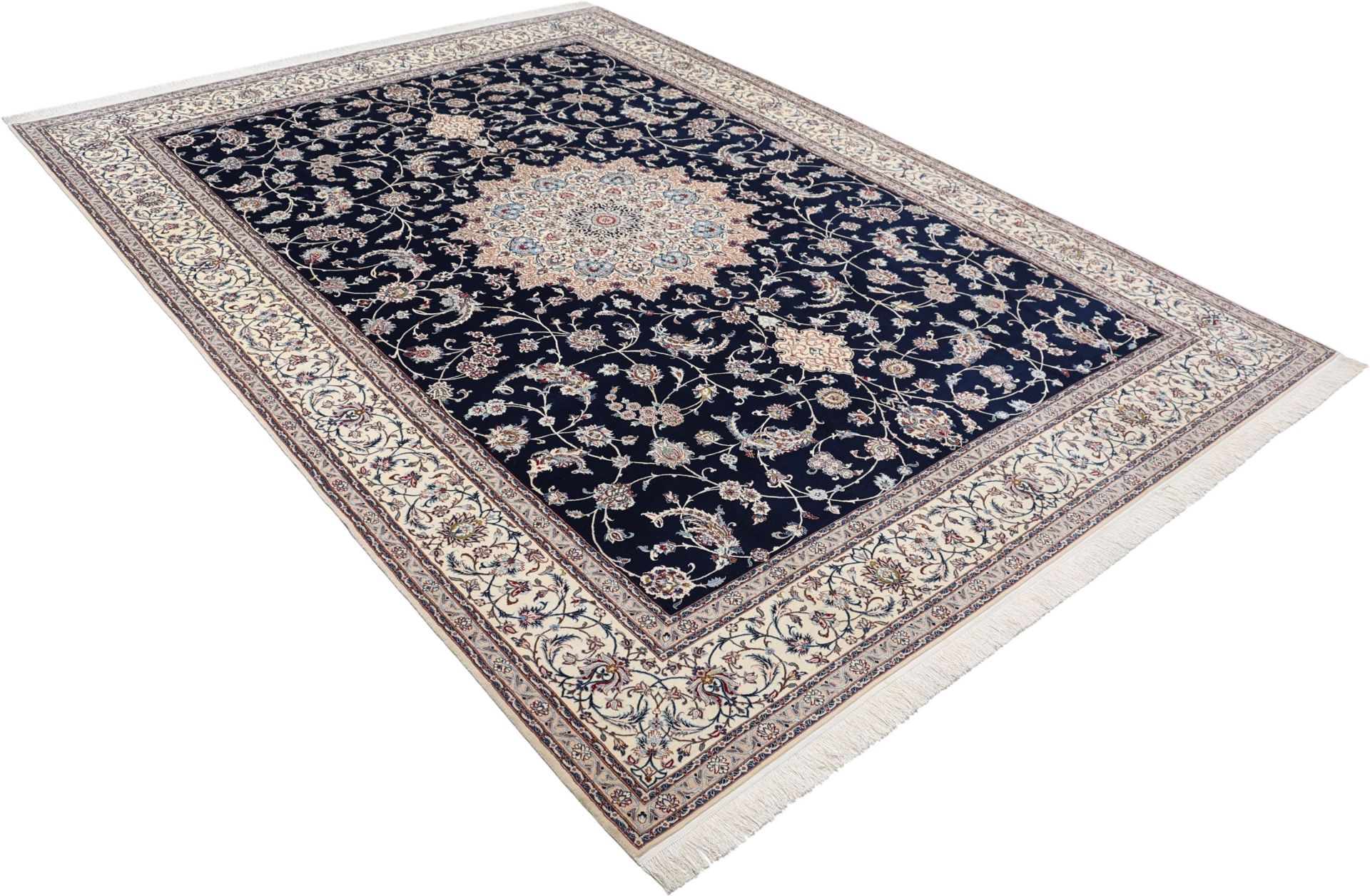 Handgeknüpfter Nain Perserteppich 260 × 355 cm