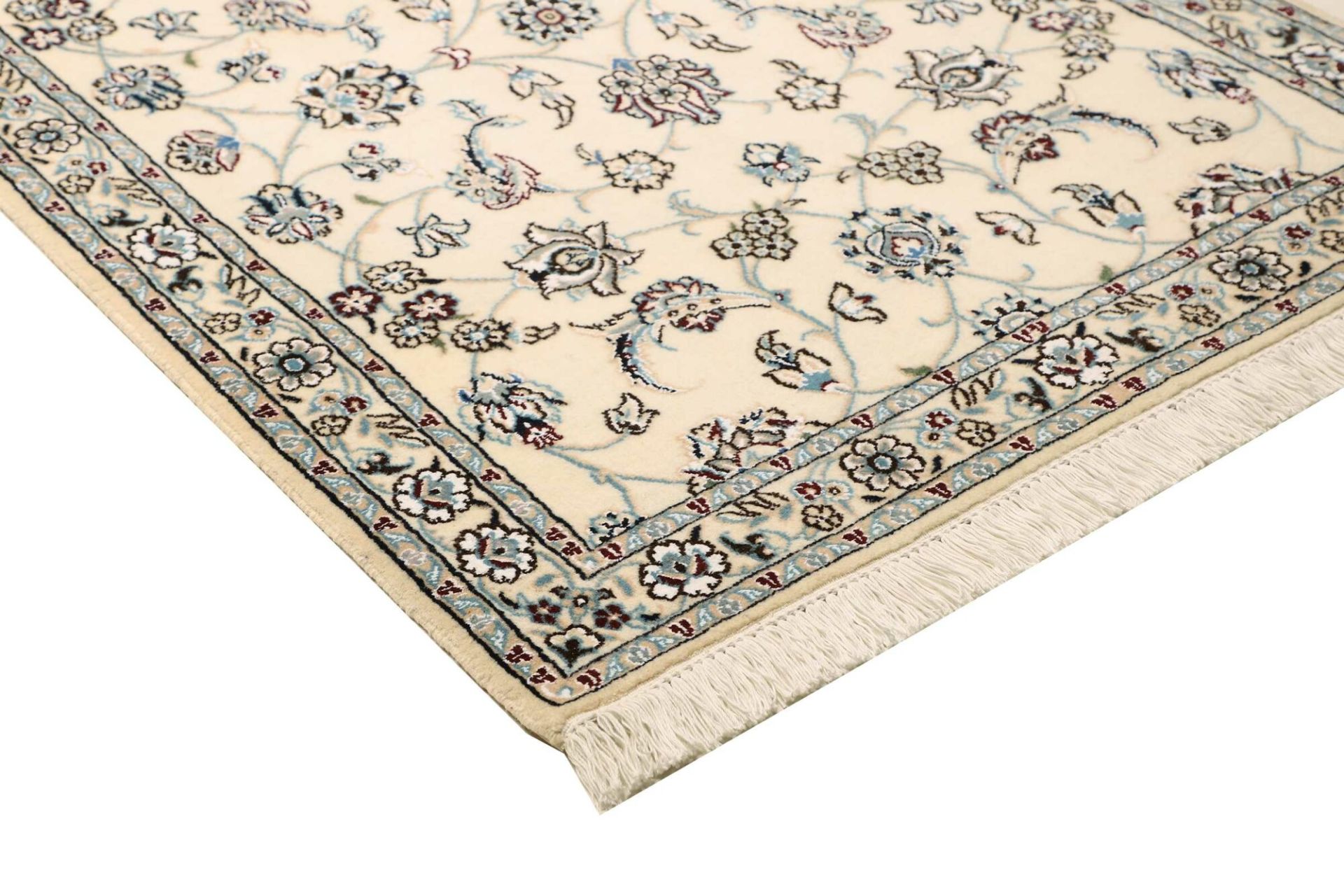 Handgeknüpfter Nain Perserteppich, 91 × 331 cm, Wolle