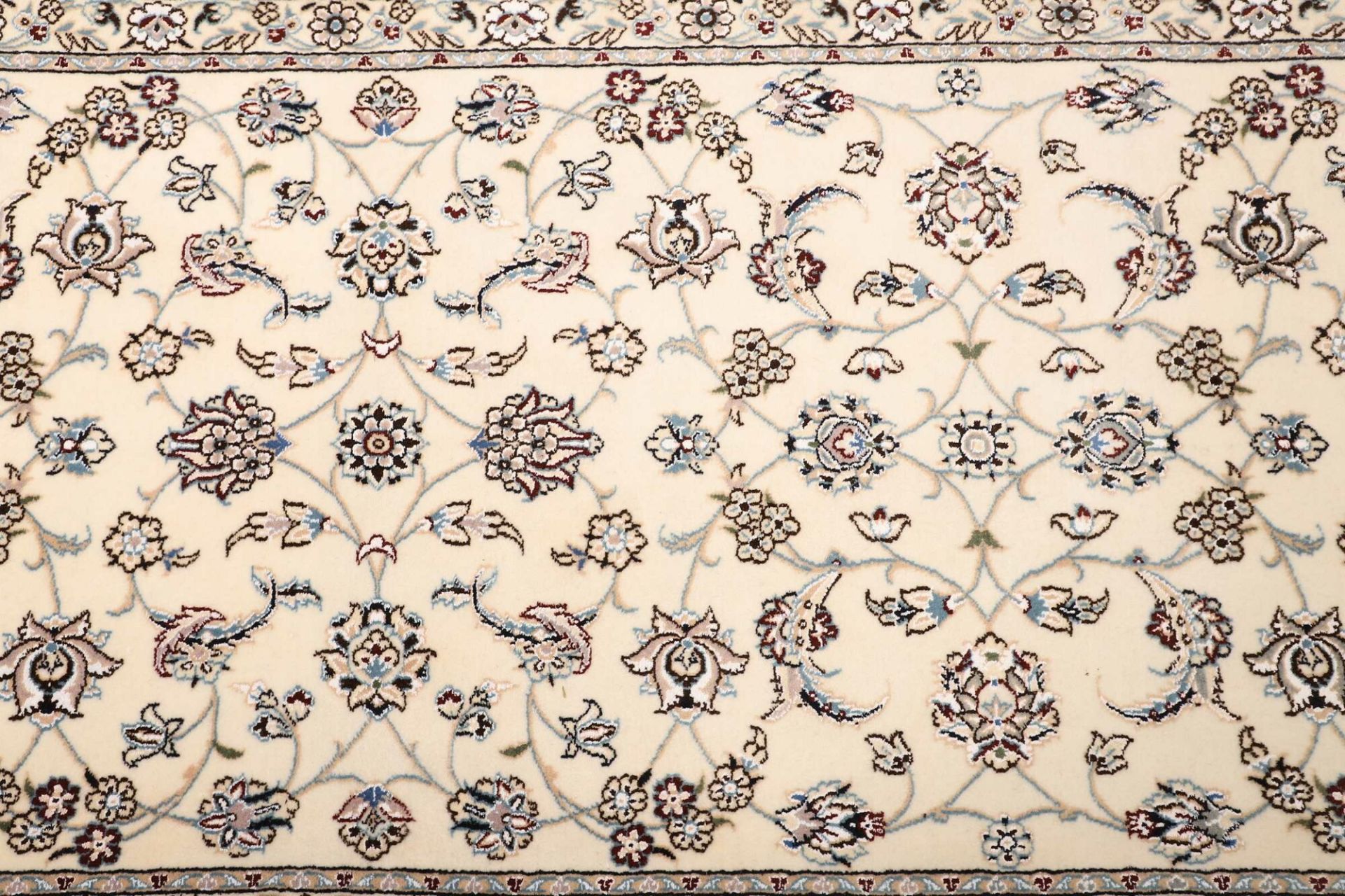 Handgeknüpfter Nain Perserteppich, 91 × 331 cm, Wolle