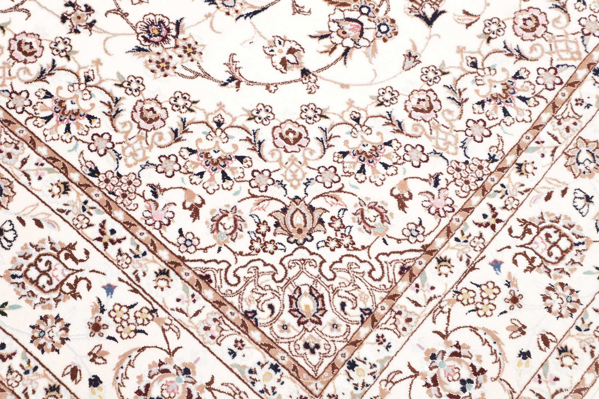 Handgeknüpfter Nain Perserteppich, 167 × 259 cm, Wolle