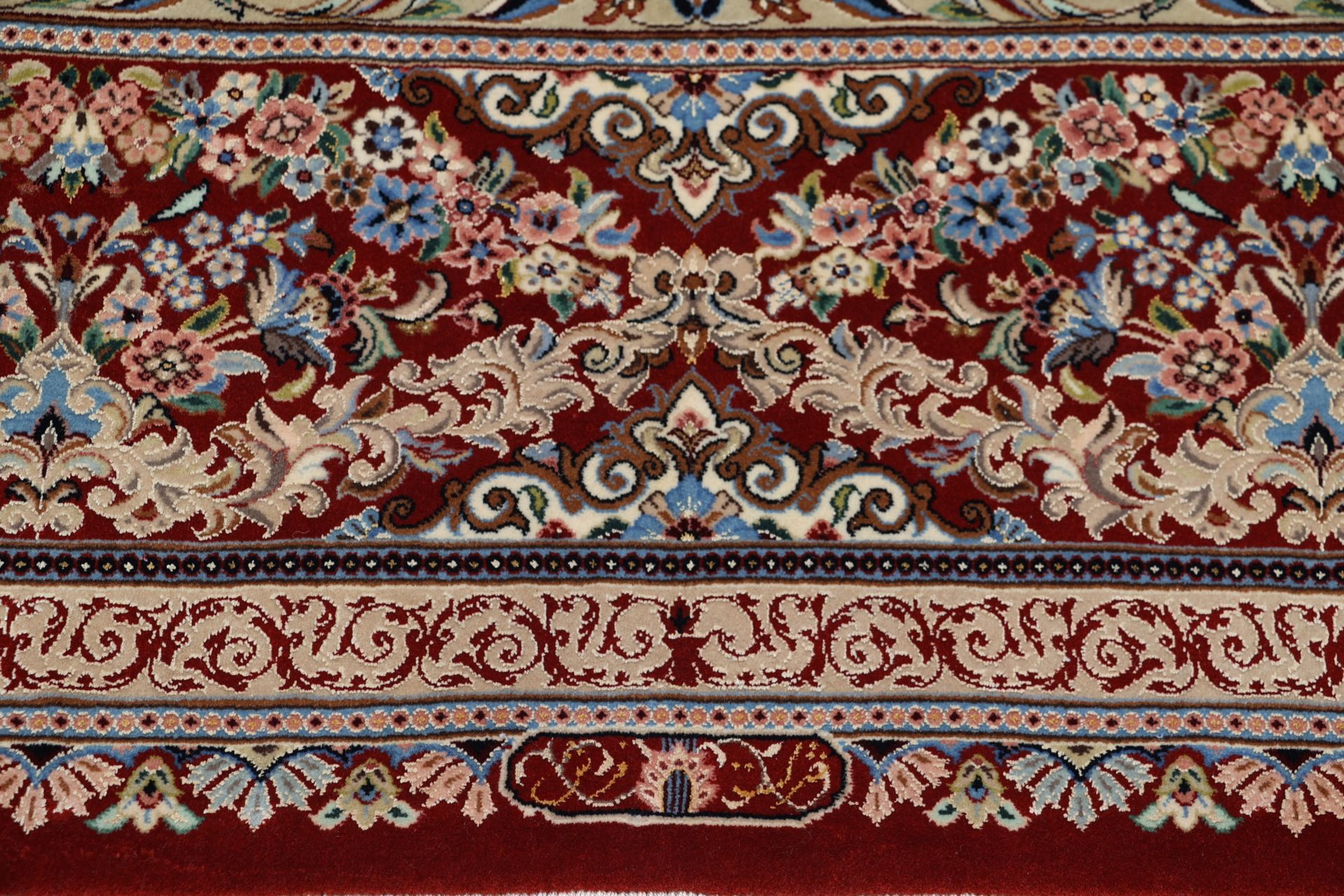 Isfahan Perserteppich aus Iran, 247 × 340 cm