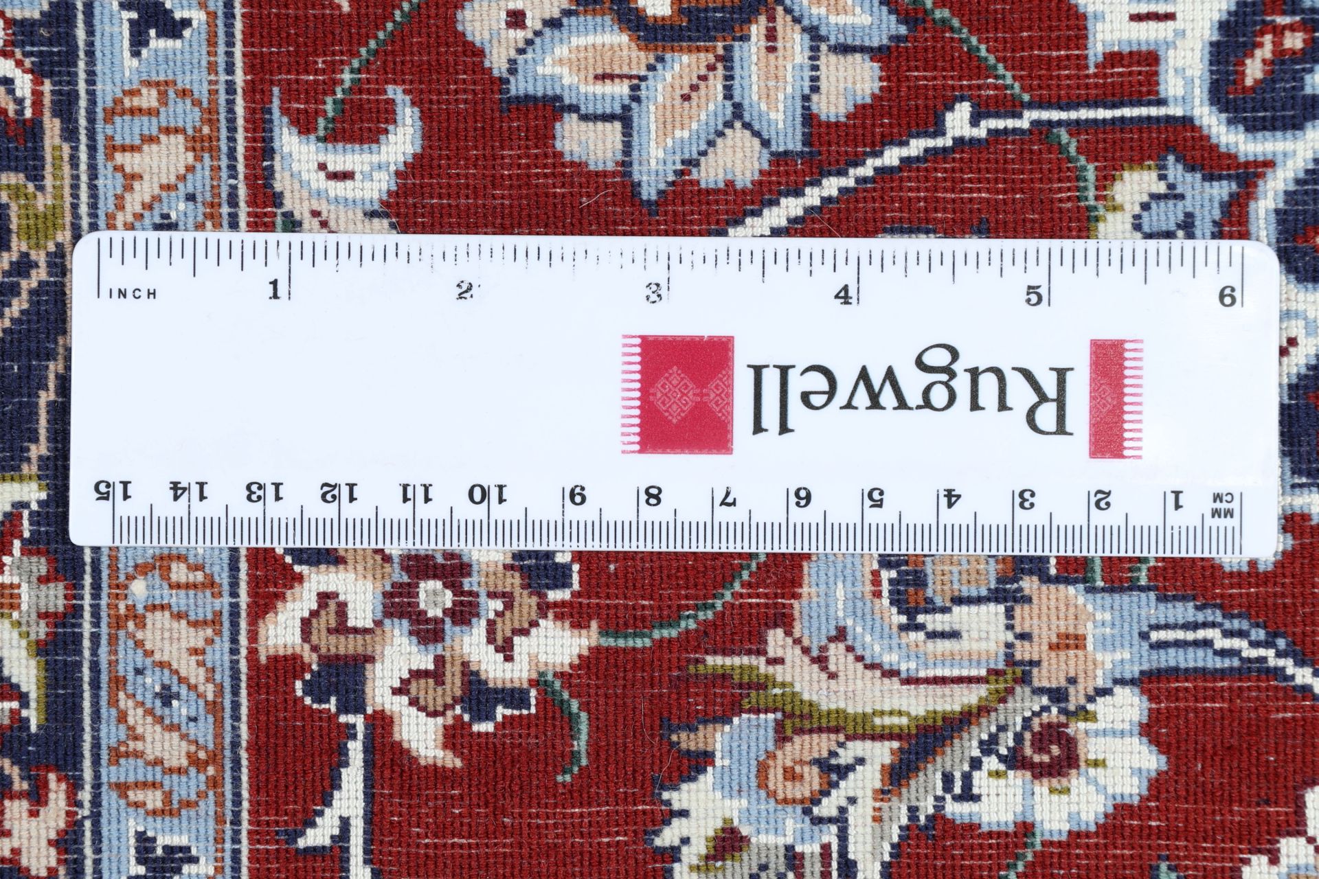 Handgeknüpfter Isfahan Perserteppich, 65 × 195 cm, Wolle & Seide