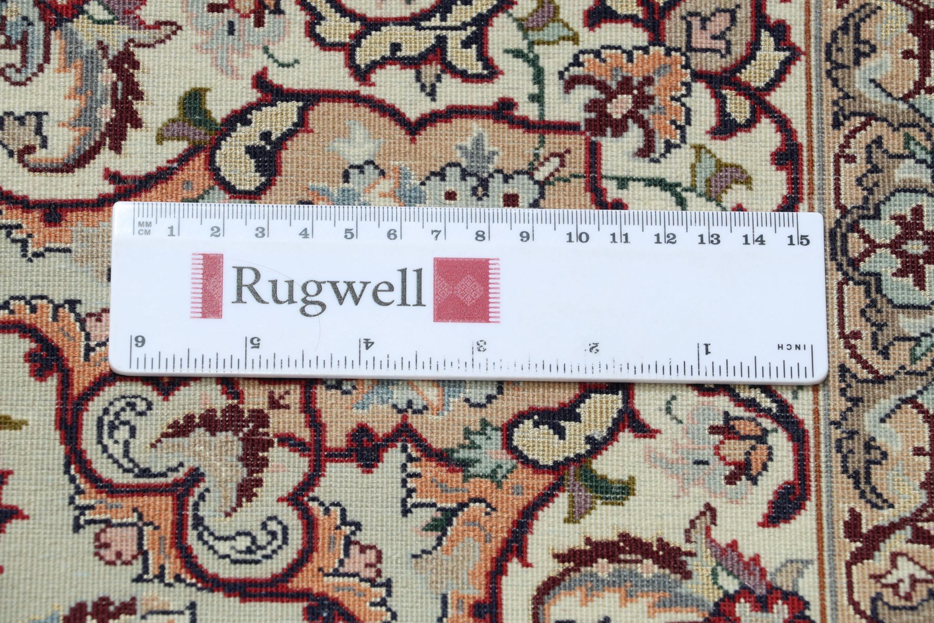 Isfahan Perserteppich aus Iran, 76 × 224 cm