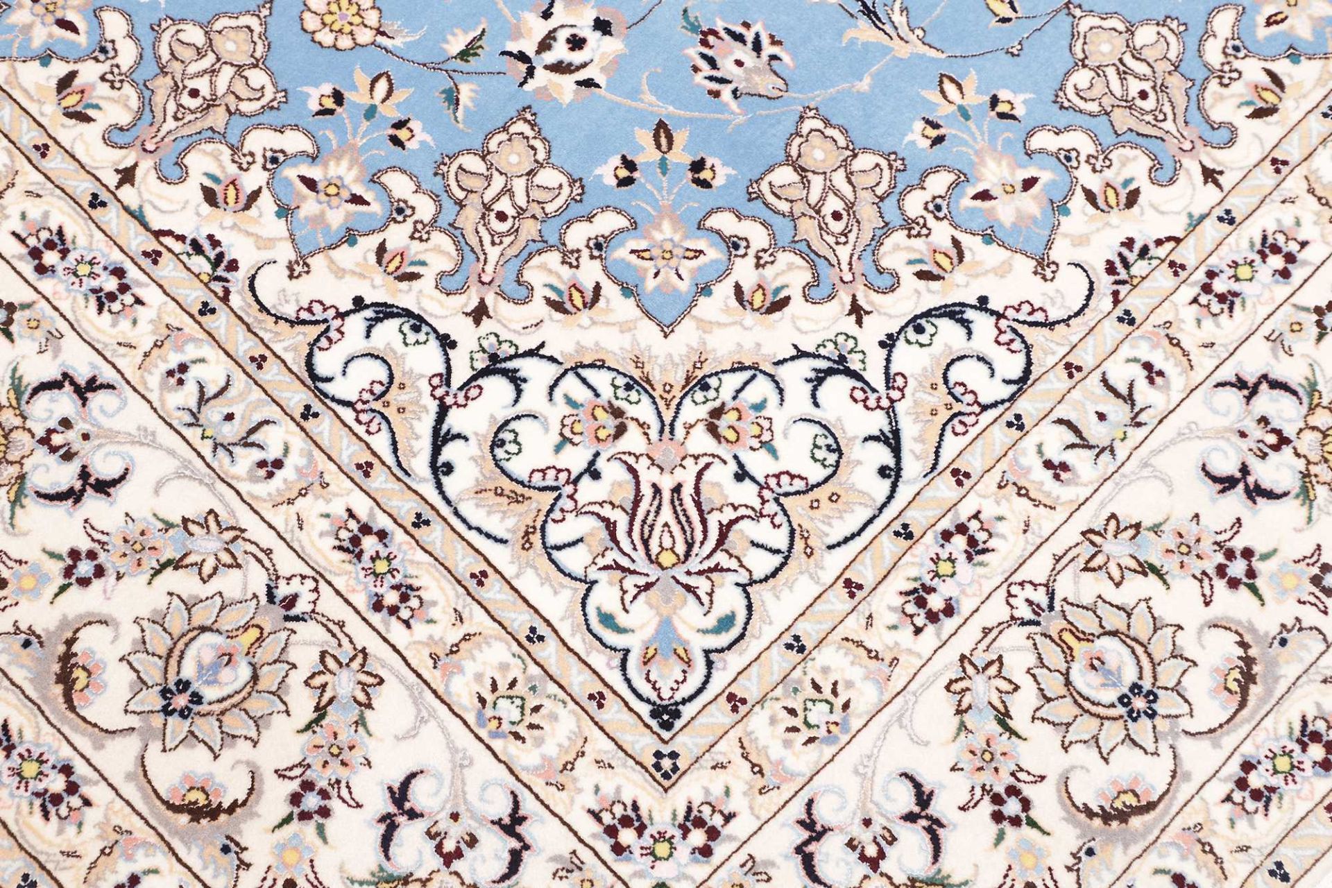 Nain Perserteppich 187 × 254 cm aus Wolle, handgeknüpft