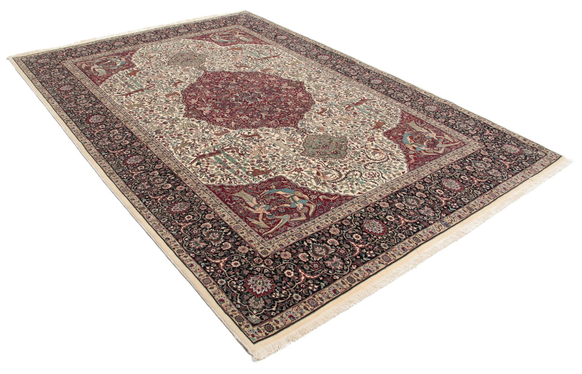 perserteppich-isfahan-166-x-240-cm-schurwolle-seide-handgeknupft-1 Handgeknüpfter Isfahan Perserteppich 166 × 240 cm