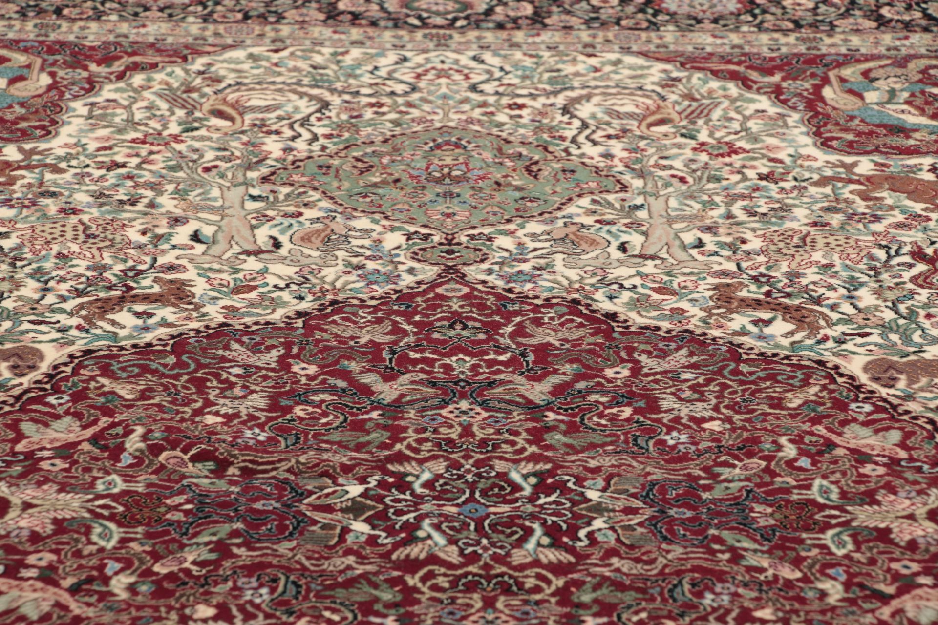 perserteppich-isfahan-166-x-240-cm-schurwolle-seide-handgeknupft-3 Handgeknüpfter Isfahan Perserteppich 166 × 240 cm