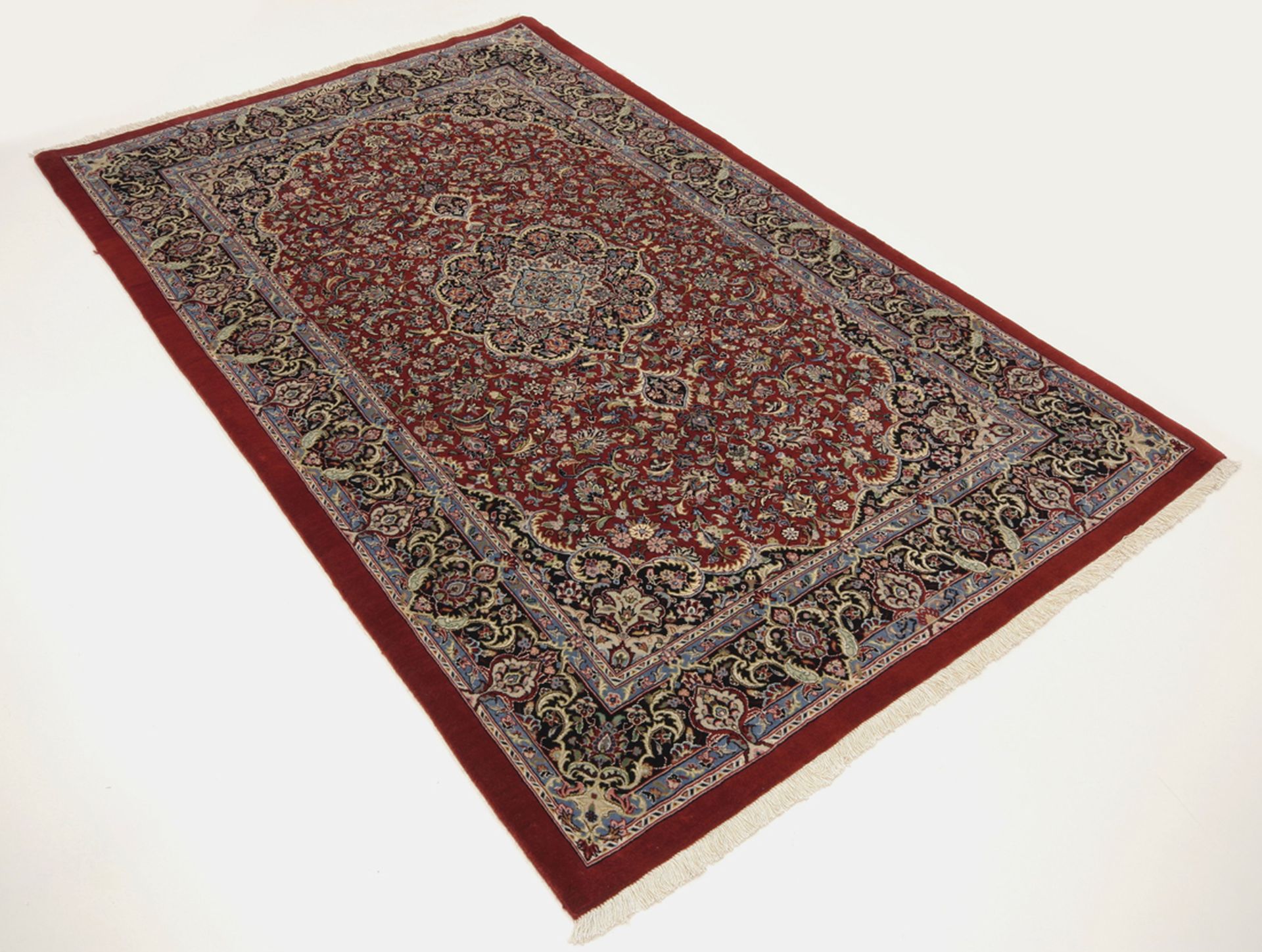 Isfahan Perserteppich aus Iran, 108 × 175 cm