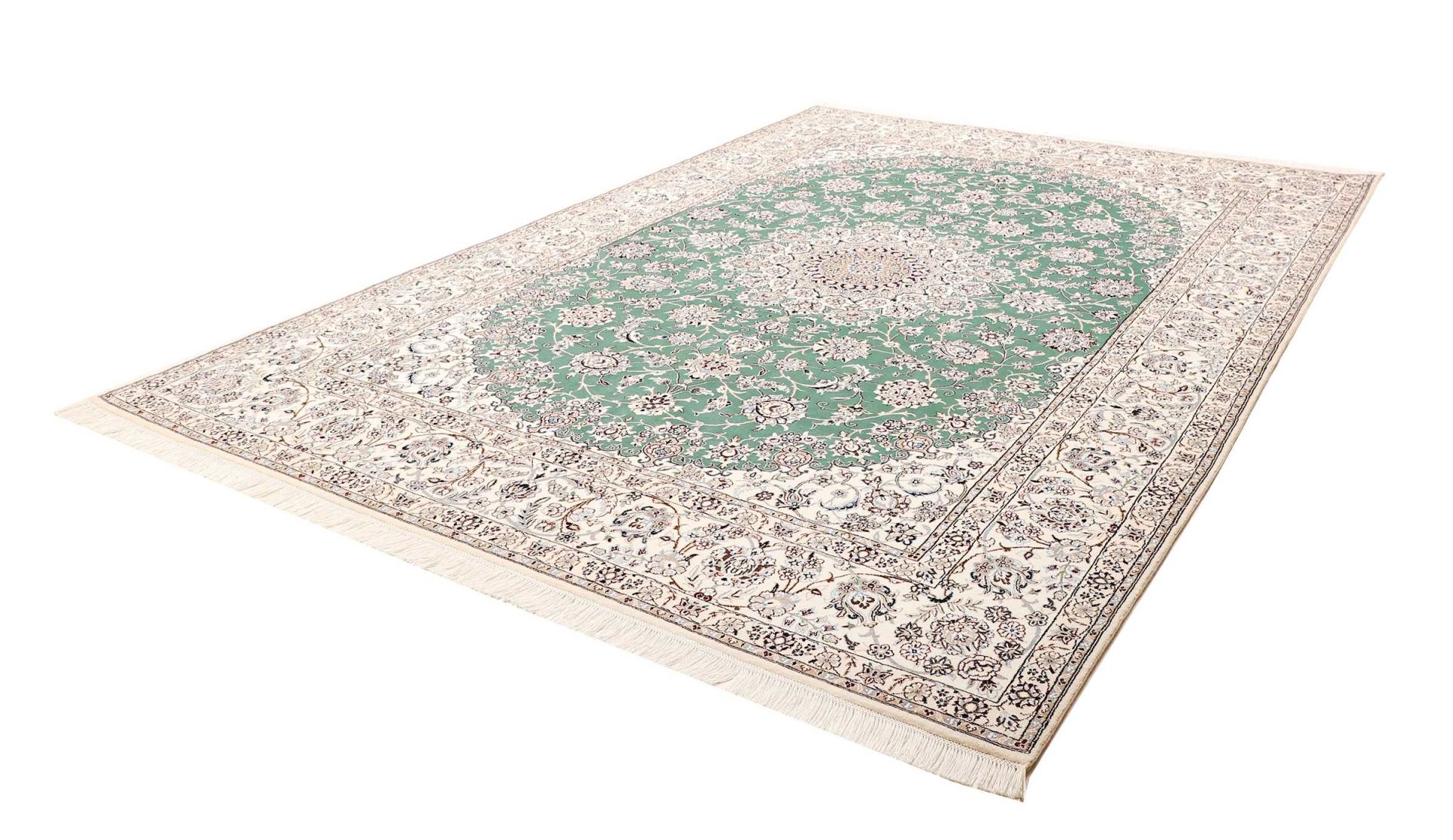 Nain Perserteppich 253 × 349 cm aus Wolle, handgeknüpft