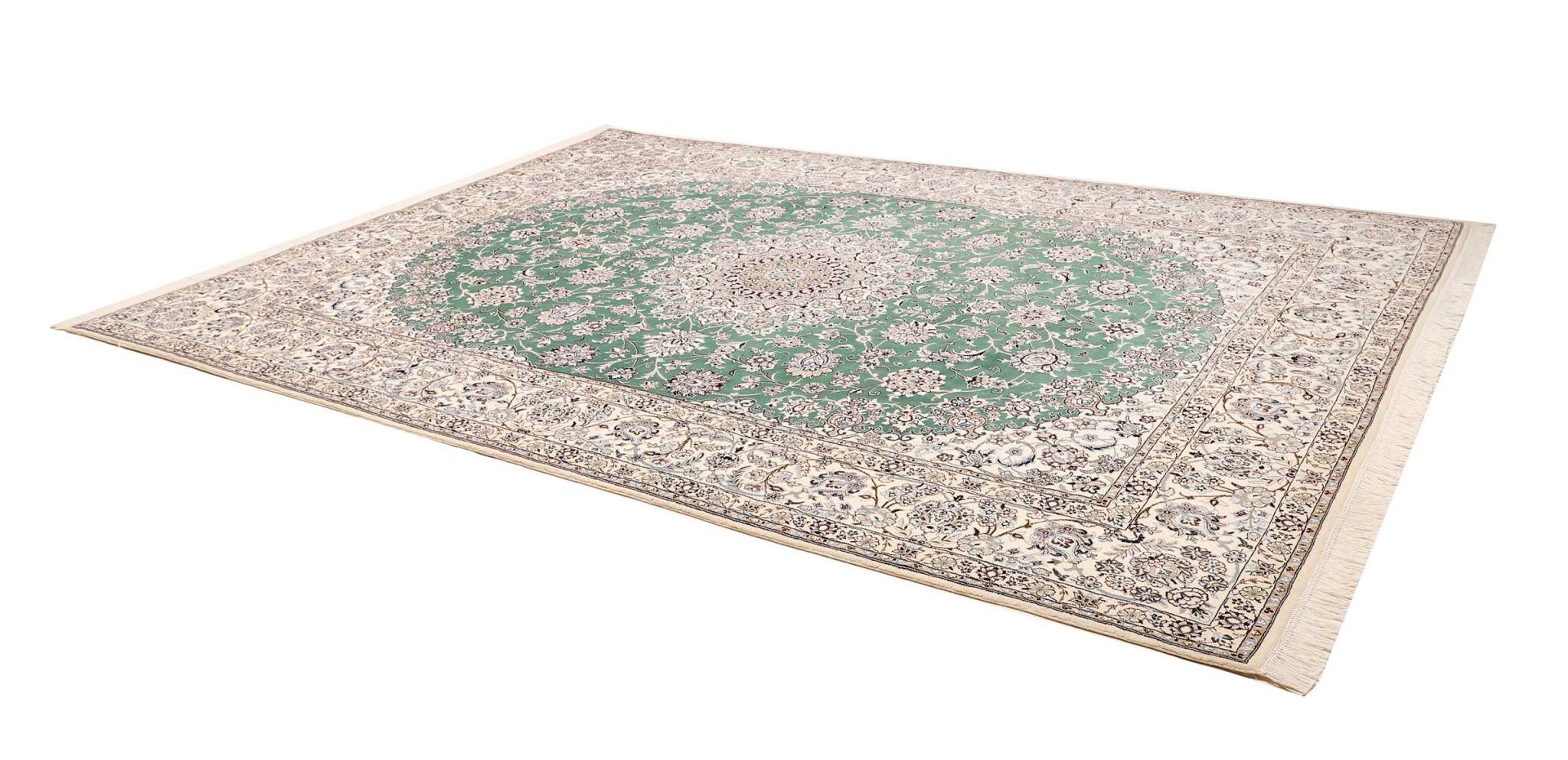 Nain Perserteppich 253 × 349 cm aus Wolle, handgeknüpft
