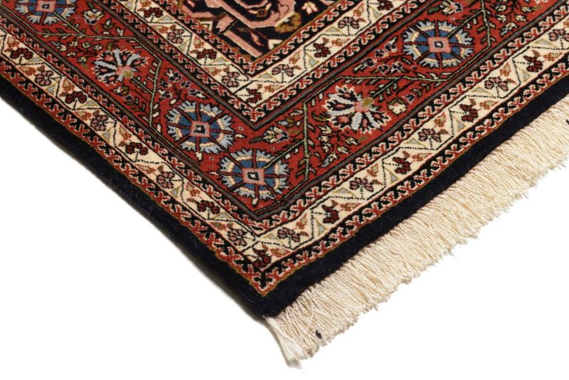 Isfahan Perserteppich 102 × 165 cm aus Wolle & Seide, handgeknüpft