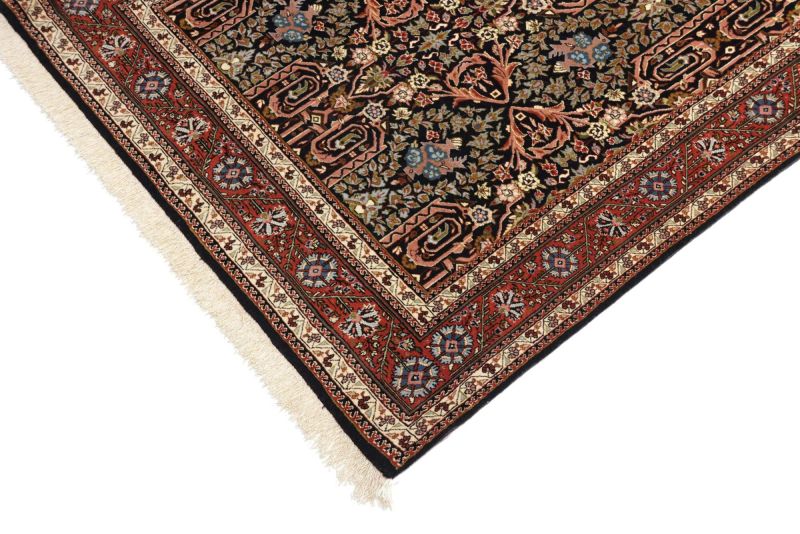 Isfahan Perserteppich 102 × 165 cm aus Wolle & Seide, handgeknüpft