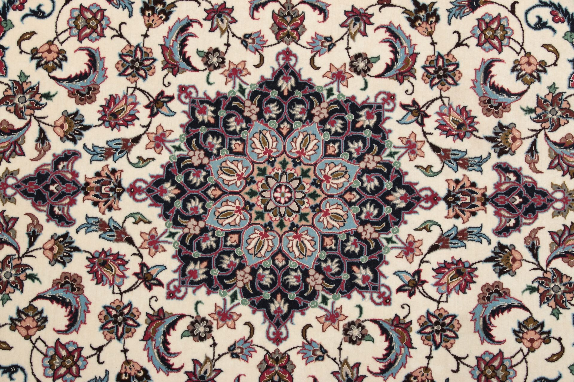Handgeknüpfter Isfahan Perserteppich 78 × 298 cm