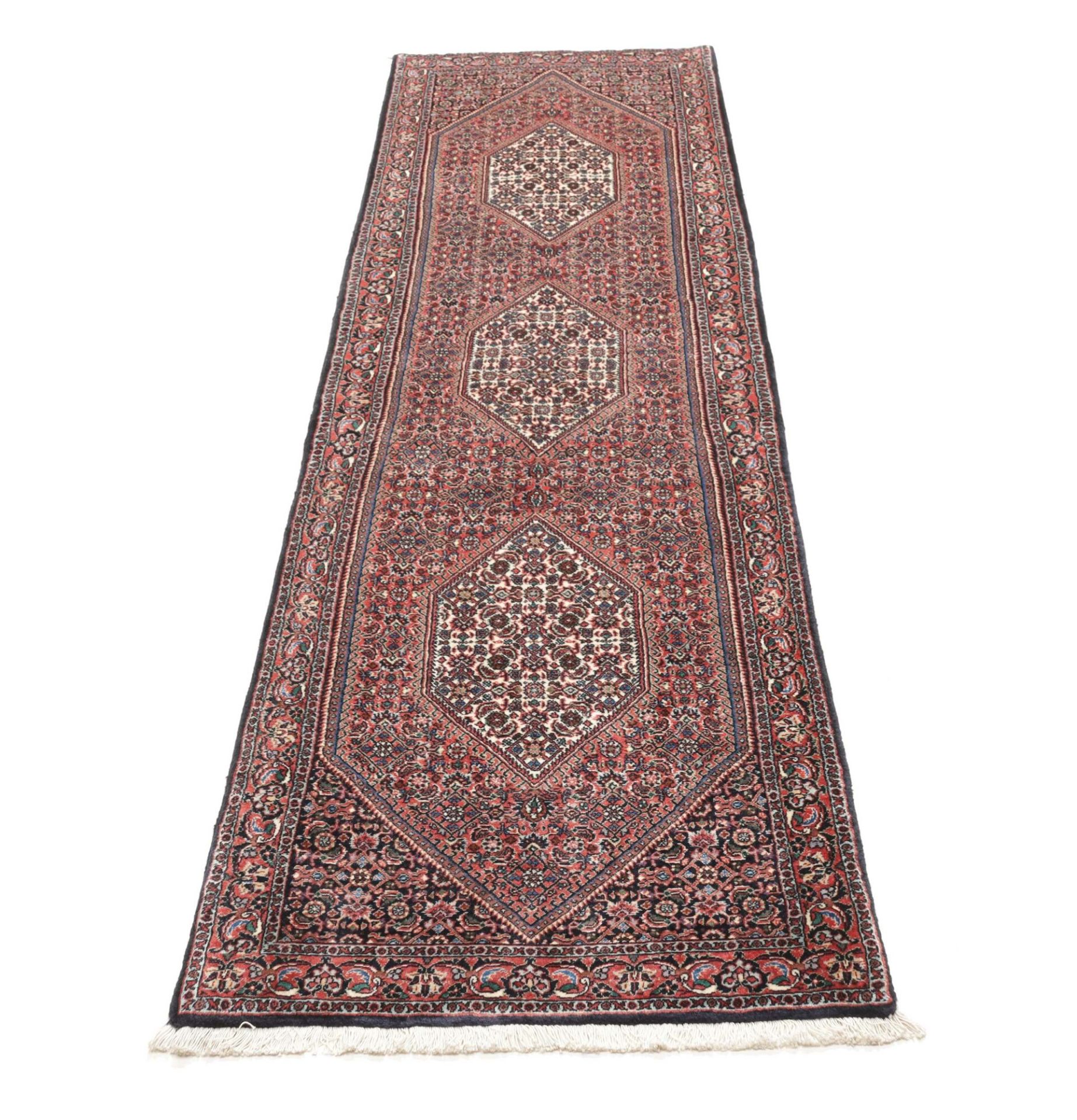 Bijar Perserteppich aus Iran, 75 × 248 cm