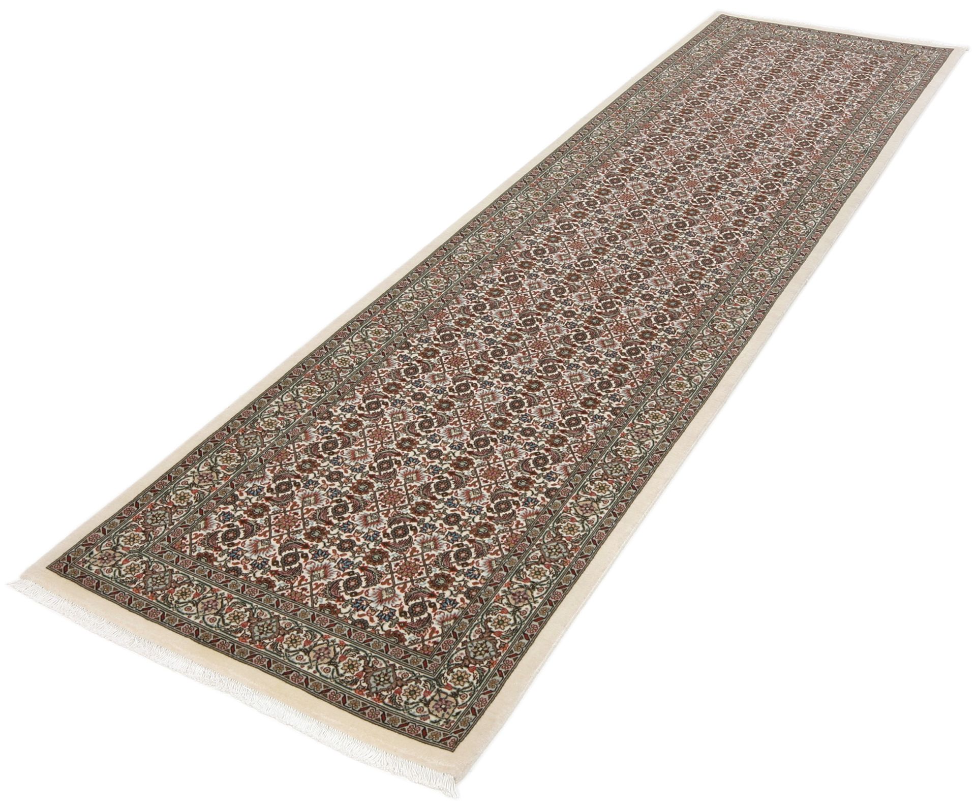perserteppich-tabriz-78-x-300-cm-schurwolle-seide-handgeknupft-1 Handgeknüpfter Täbriz Perserteppich, 78 × 300 cm, Wolle & Seide