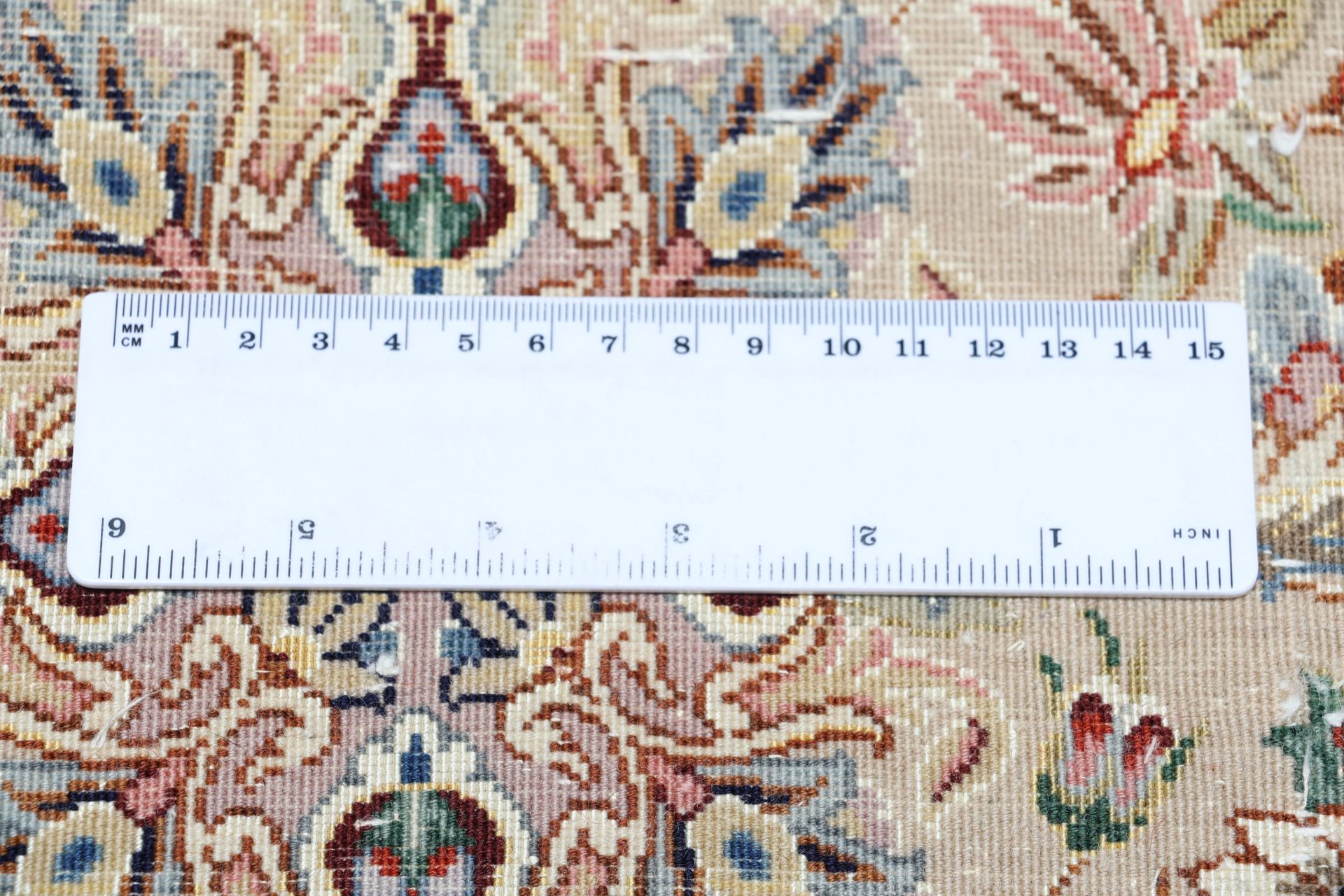 Handgeknüpfter Isfahan Perserteppich 253 × 347 cm