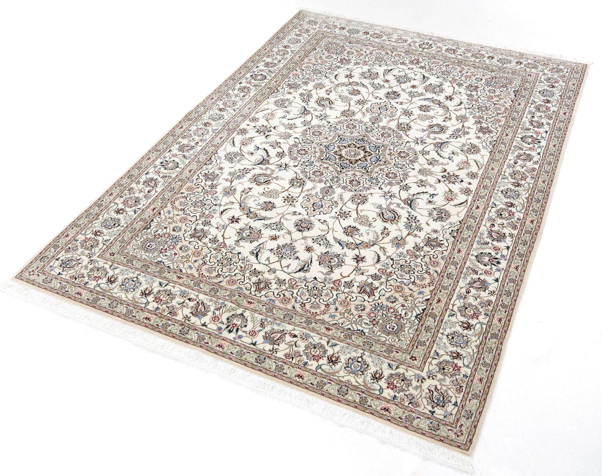 Handgeknüpfter Nain Perserteppich 144 × 213 cm