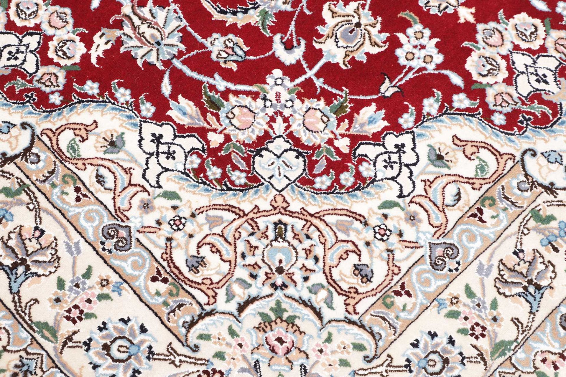 Handgeknüpfter Nain Perserteppich, 157 × 244 cm, Wolle