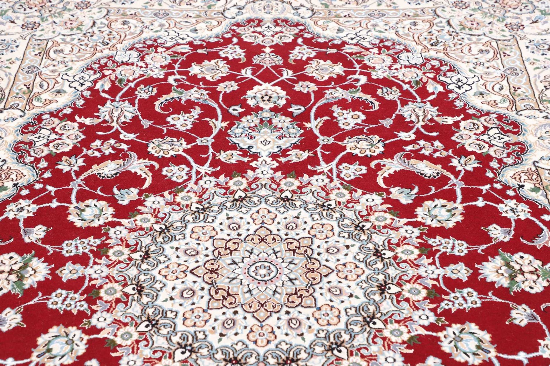 Handgeknüpfter Nain Perserteppich, 157 × 244 cm, Wolle