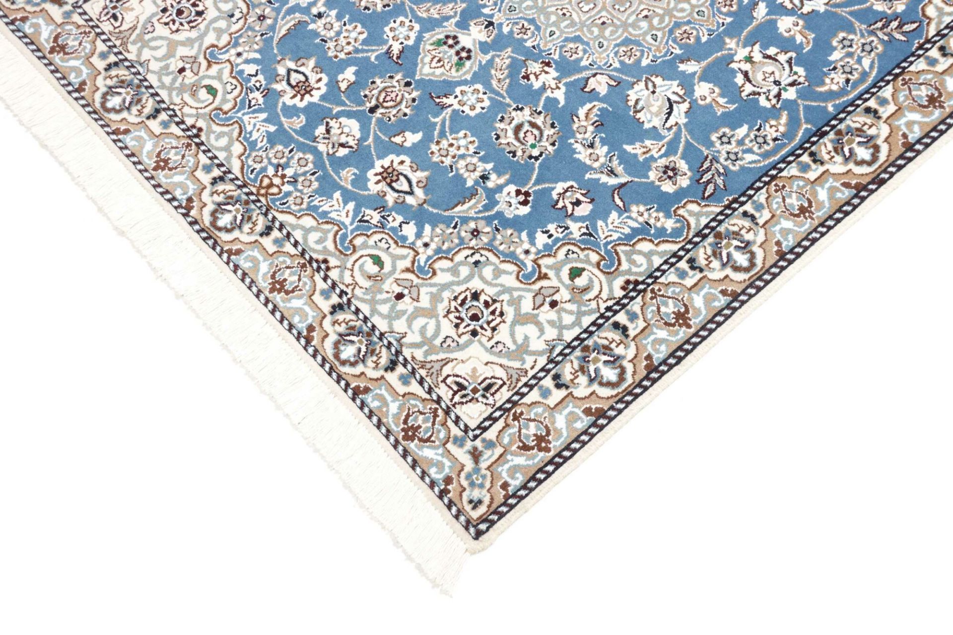 Nain Perserteppich 94 × 131 cm aus Wolle, handgeknüpft