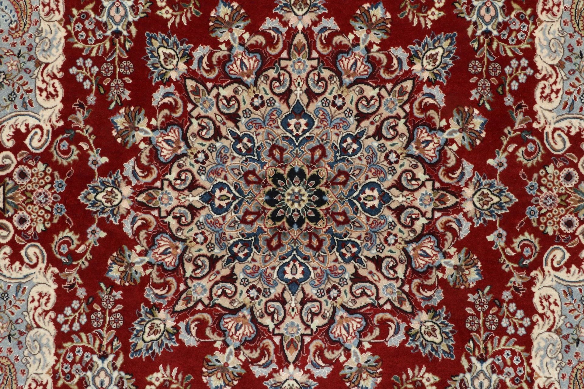perserteppich-isfahan-108-x-170-cm-schurwolle-seide-handgeknupft-6 Handgeknüpfter Isfahan Perserteppich 108 × 170 cm