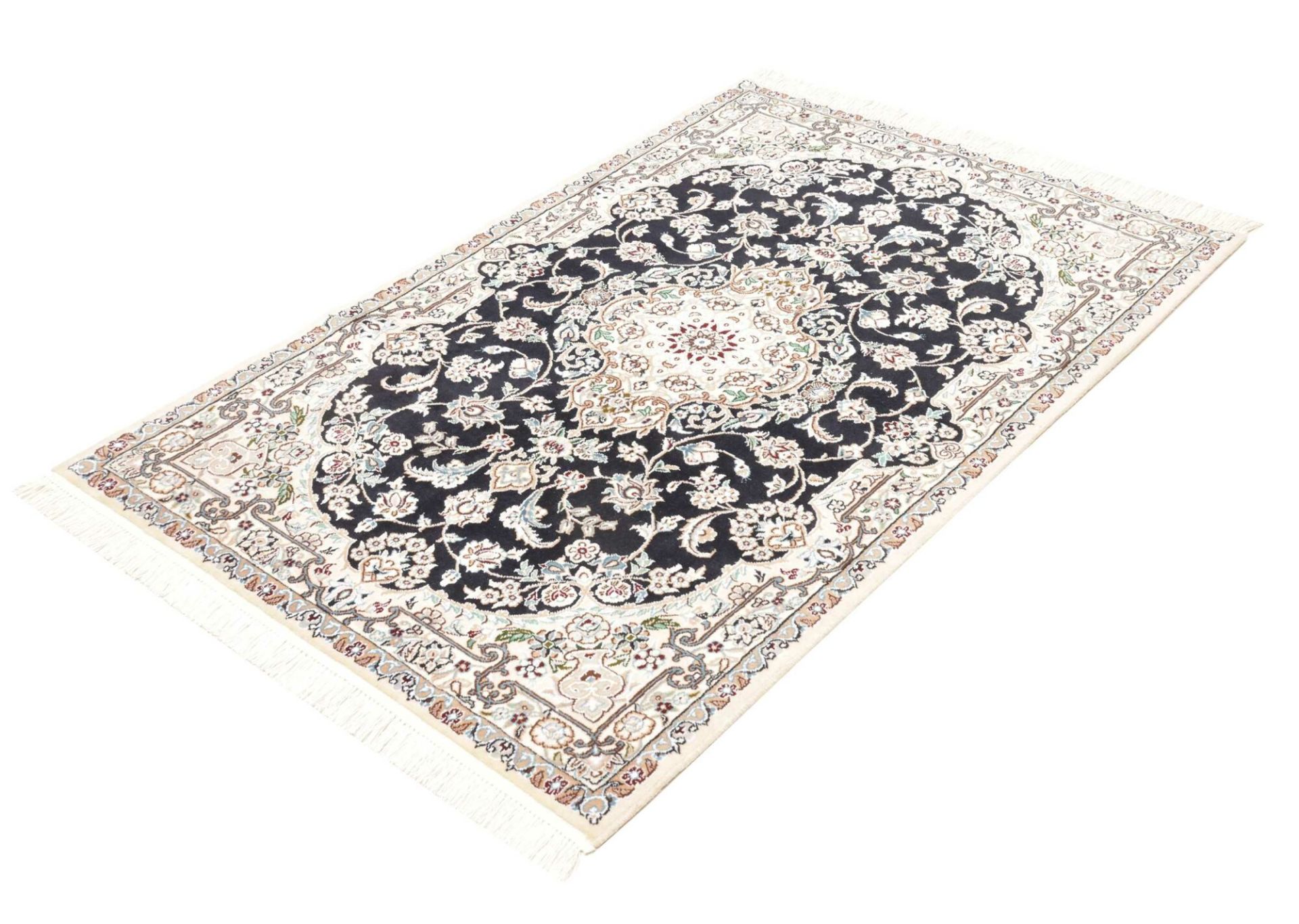 Handgeknüpfter Nain Perserteppich, 103 × 153 cm, Wolle