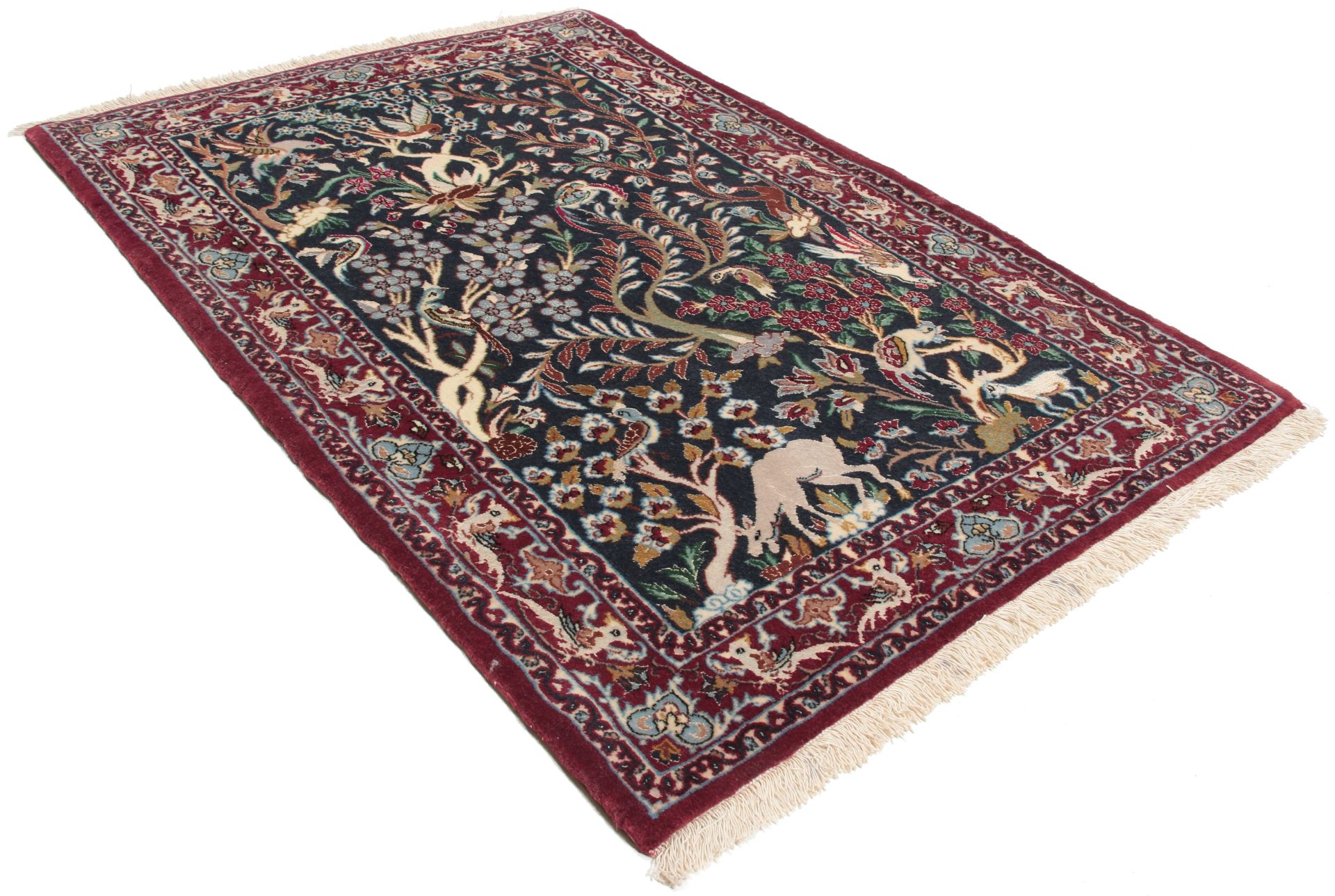 perserteppich-isfahan-70-x-106-cm-schurwolle-seide-handgeknupft-1 Handgeknüpfter Isfahan Perserteppich, 70 × 106 cm, Wolle & Seide