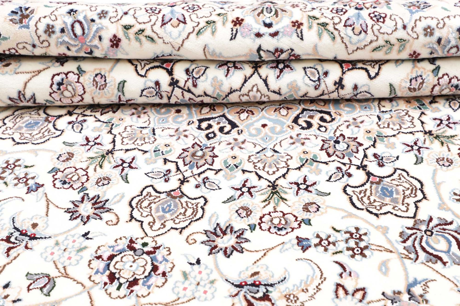 Handgeknüpfter Nain Perserteppich, 201 × 199 cm, Wolle