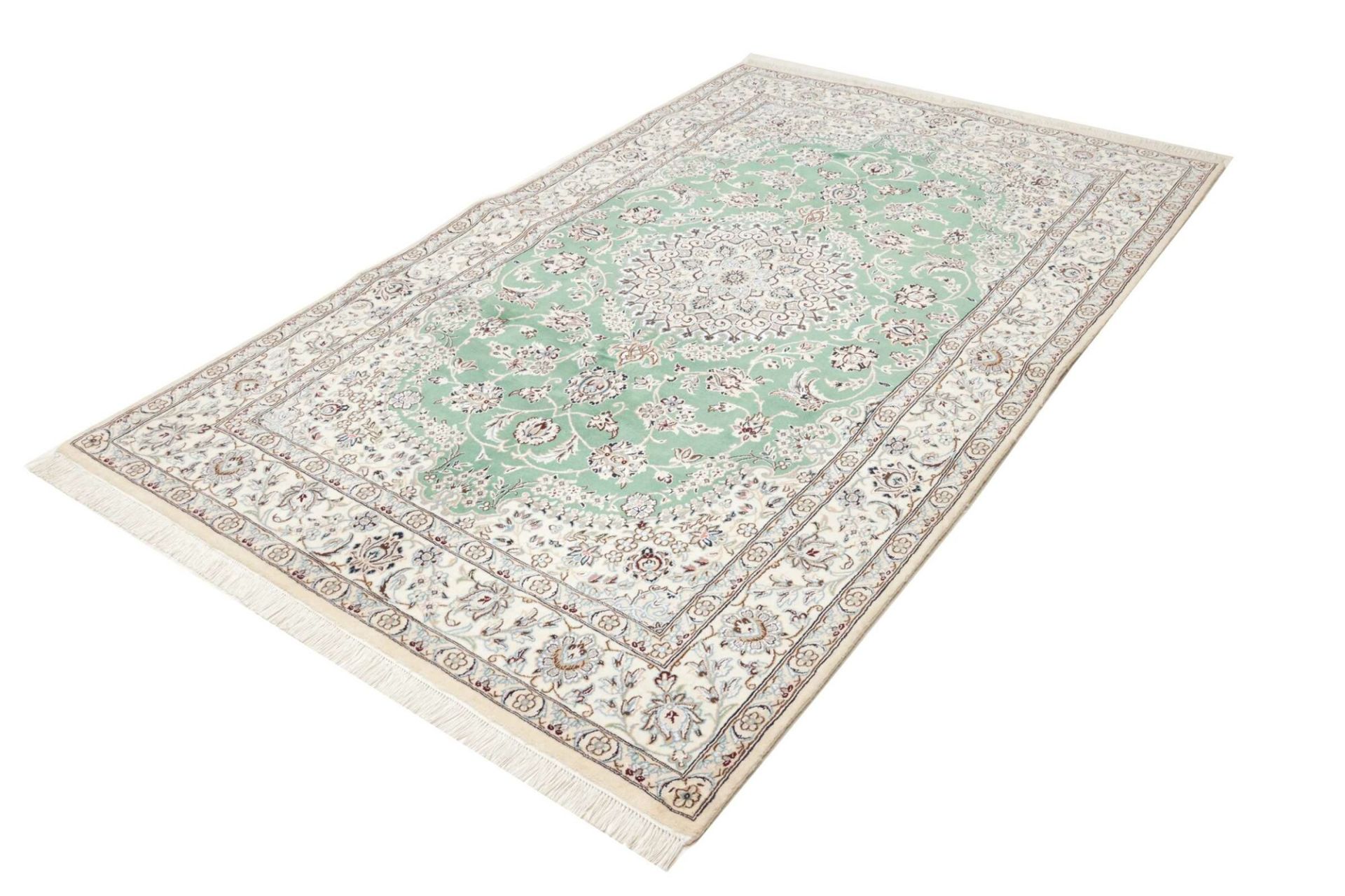 Nain Perserteppich 156 × 246 cm aus Wolle, handgeknüpft