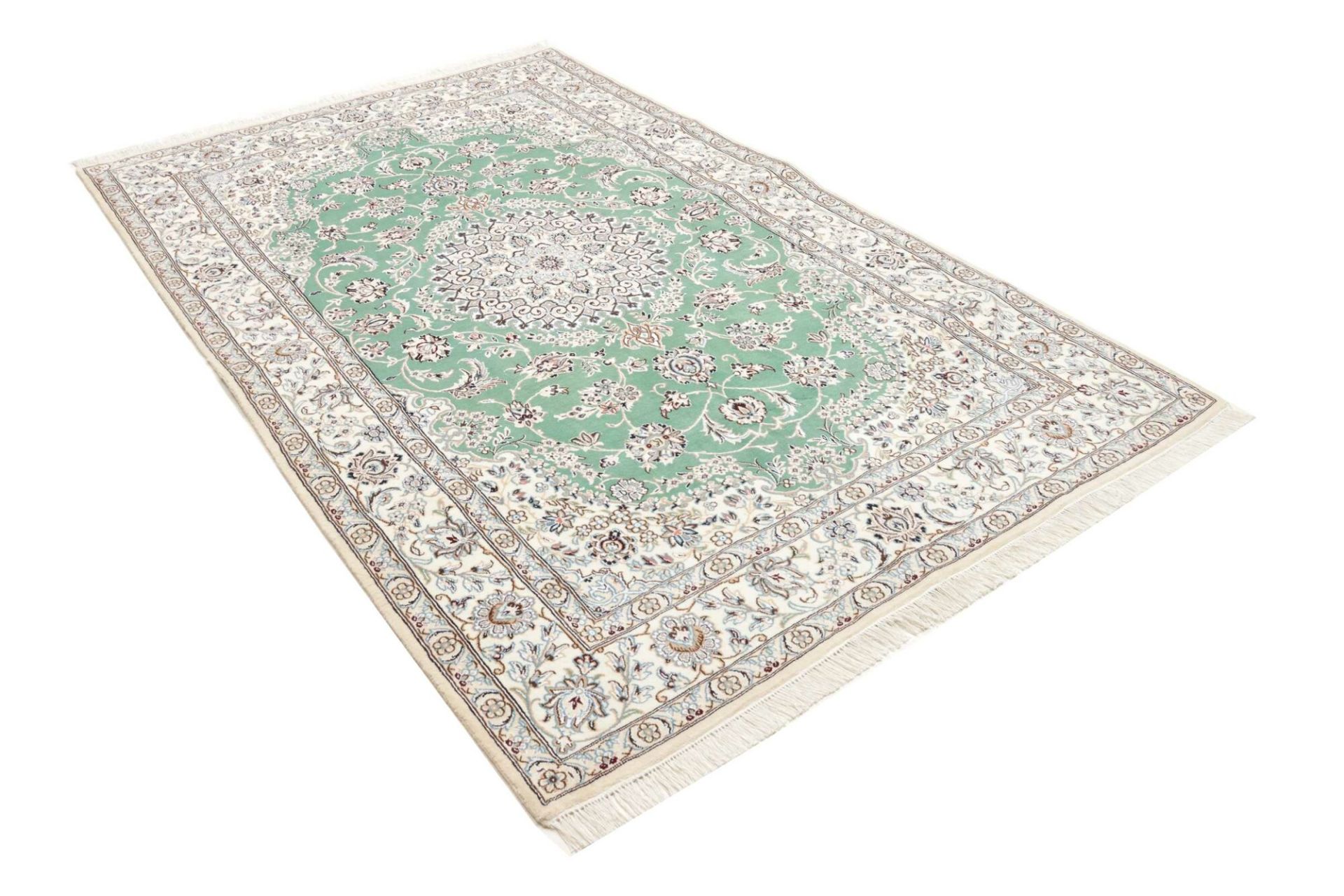 Nain Perserteppich 156 × 246 cm aus Wolle, handgeknüpft