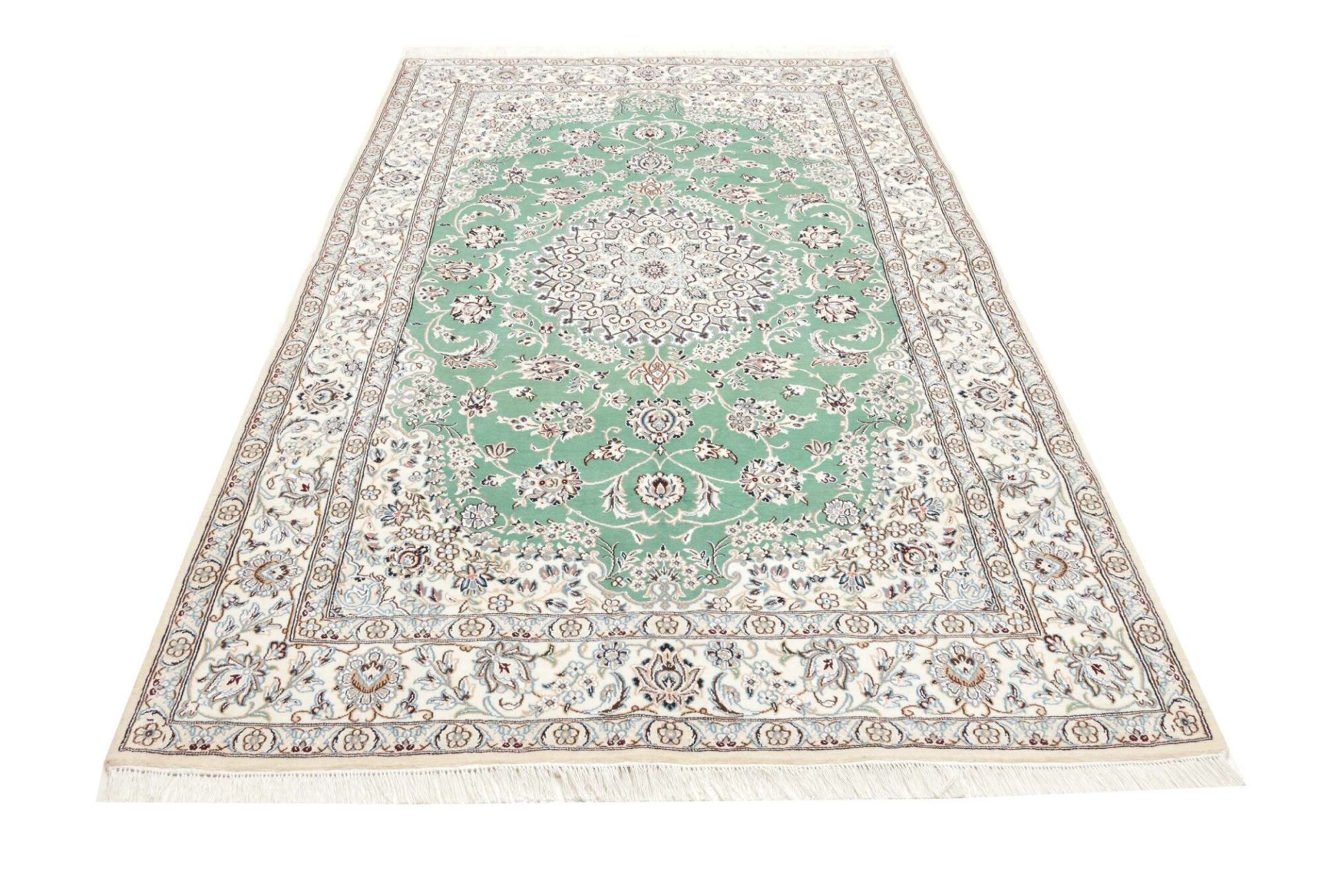 Nain Perserteppich 156 × 246 cm aus Wolle, handgeknüpft