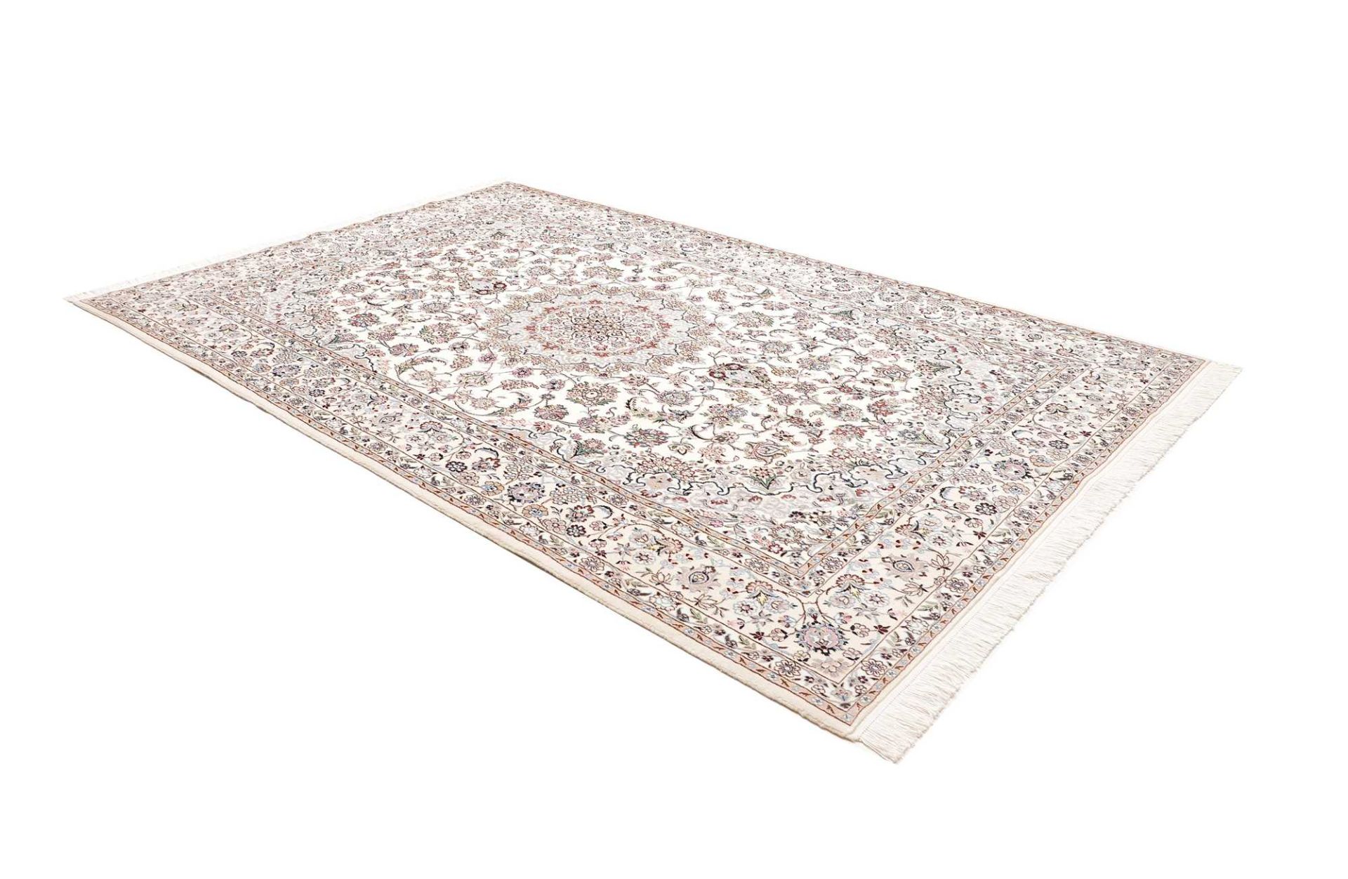 persischer-teppich-nain-209-x-307-cm-schurwolle-handgeknupft-2 Handgeknüpfter Nain Perserteppich 209 × 307 cm