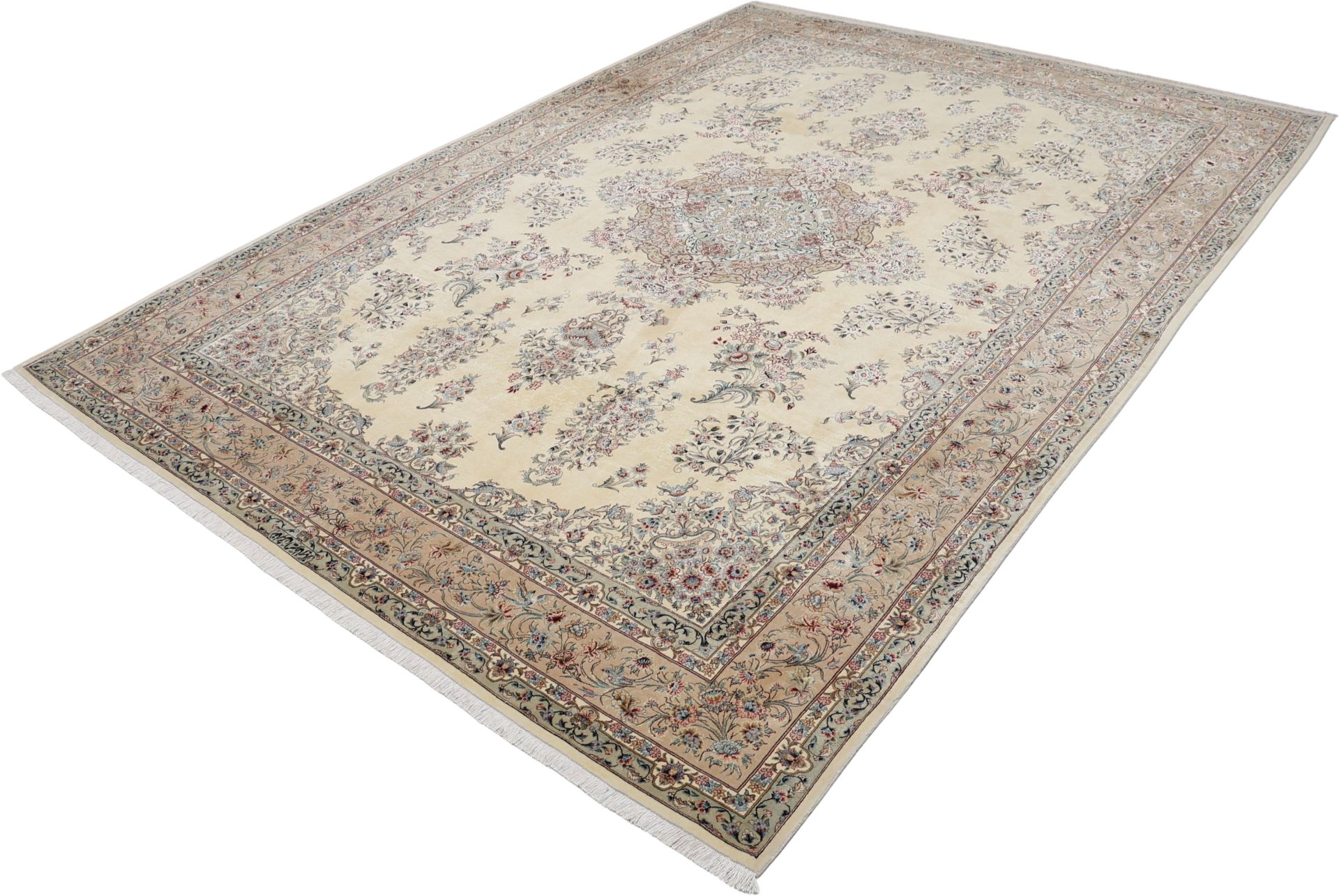 Handgeknüpfter Isfahan Perserteppich 240 × 337 cm